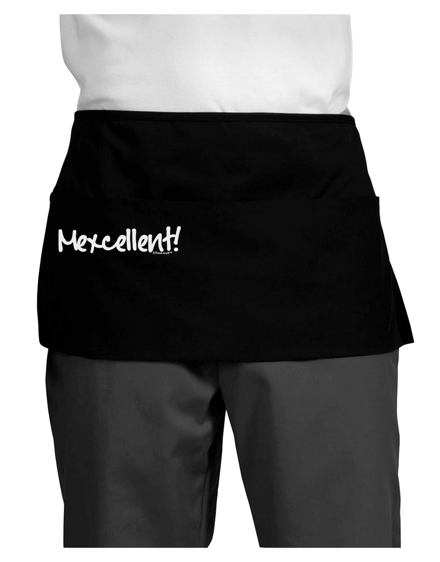 Mexcellent - Cinco De Mayo Dark Adult Mini Waist Apron, Server Apron-Mini Waist Apron-TooLoud-Black-One-Size-Davson Sales