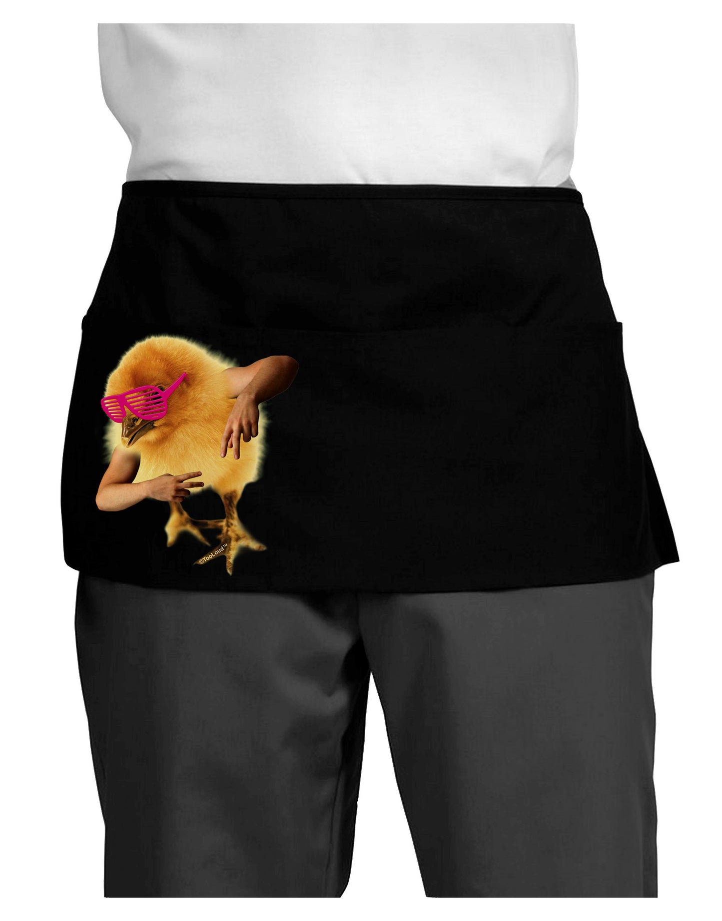 Bro Chick Dark Adult Mini Waist Apron, Server Apron-Mini Waist Apron-TooLoud-Black-One-Size-Davson Sales