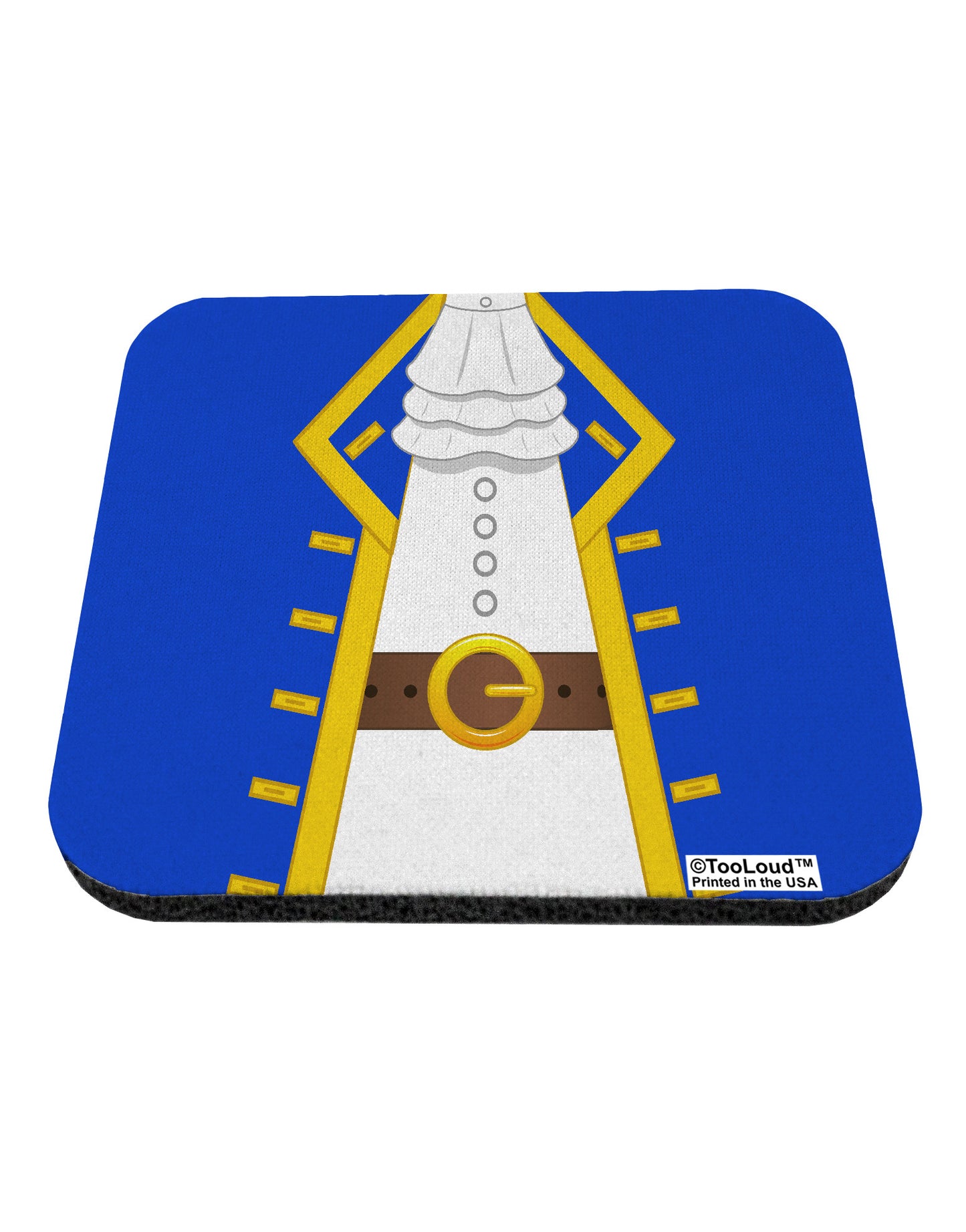 Pirate Captain Costume - Blue Coaster All Over Print-Coasters-TooLoud-White-Davson Sales