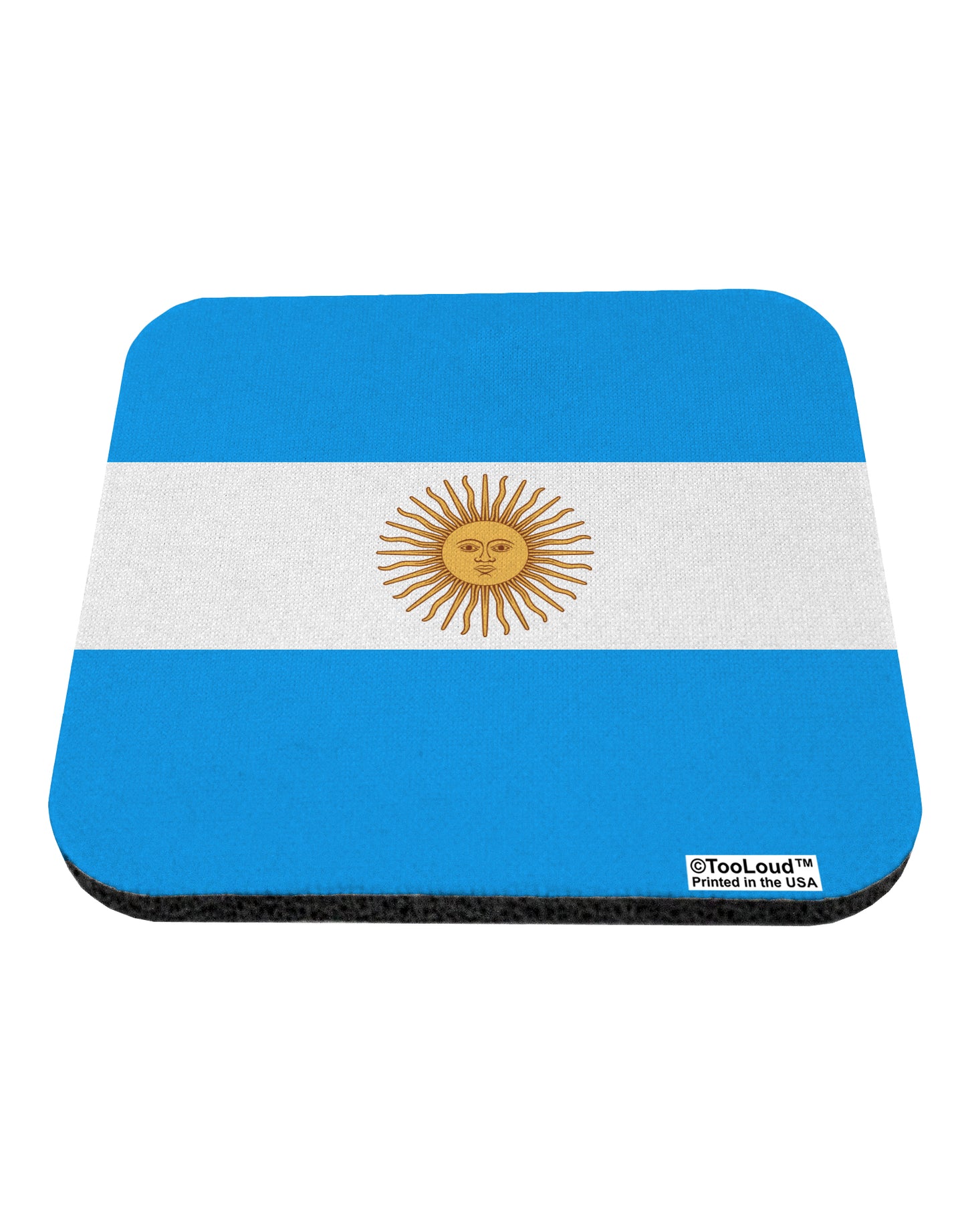 Argentina Flag AOP Coaster All Over Print-Coasters-TooLoud-1-Davson Sales