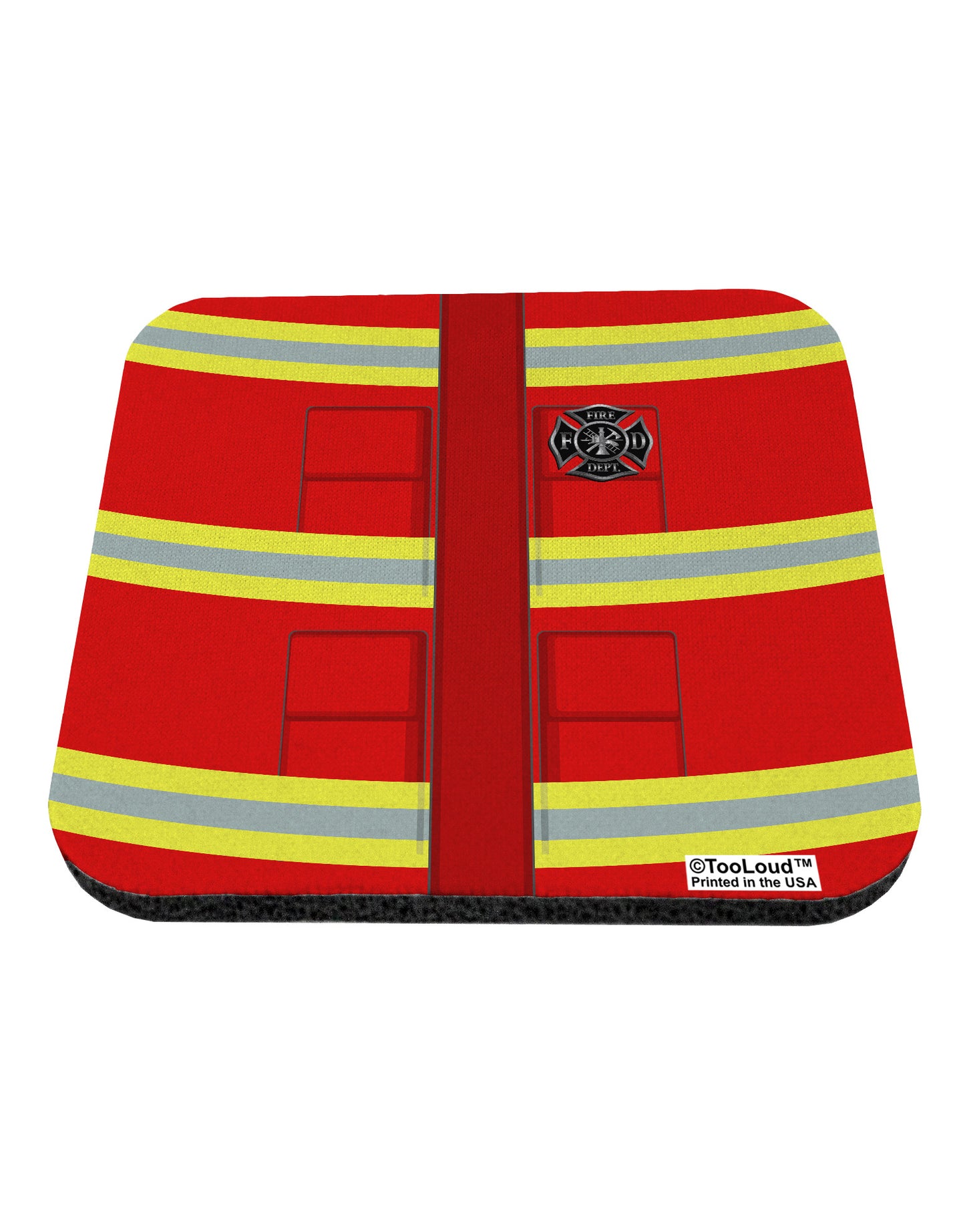 Firefighter Red AOP Coaster All Over Print-Coasters-TooLoud-White-Davson Sales