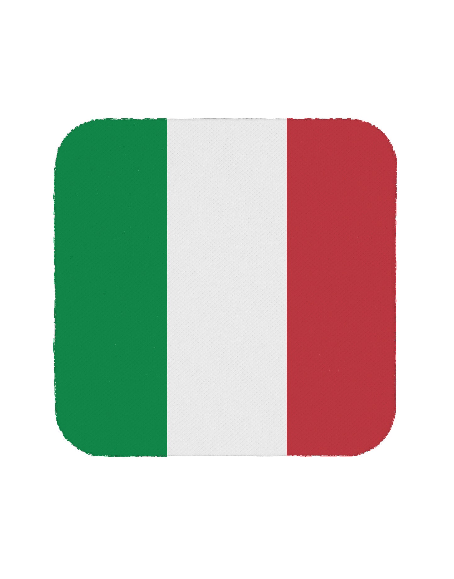 Italian Flag All Over Coaster All Over Print-Coasters-TooLoud-White-Davson Sales
