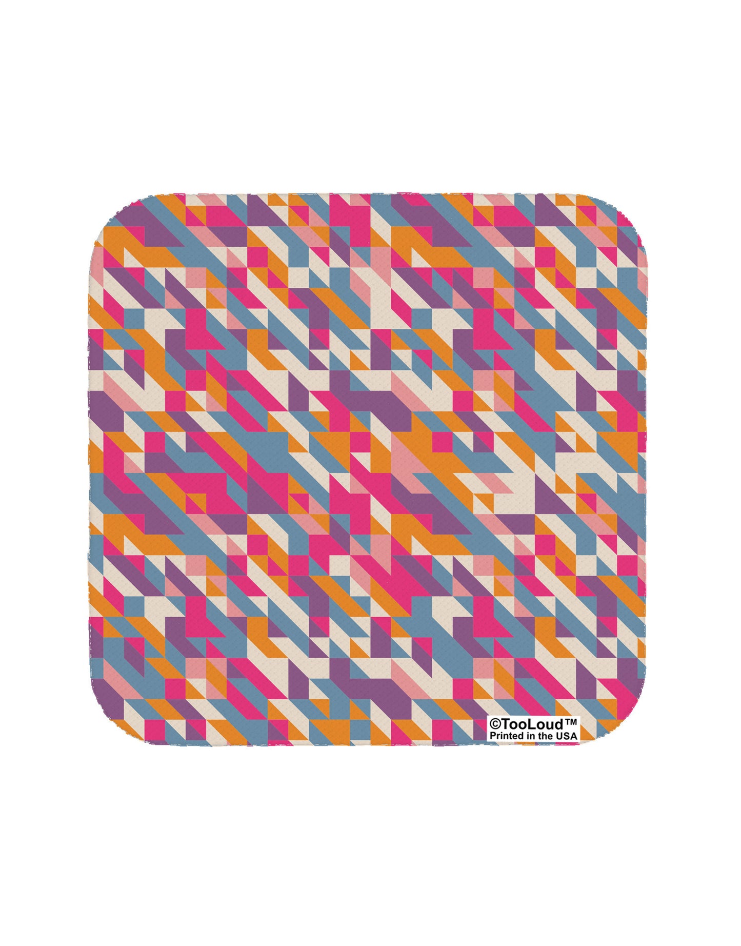 Jagged Edge Mosaic AOP Coaster All Over Print-Coasters-TooLoud-1-Davson Sales