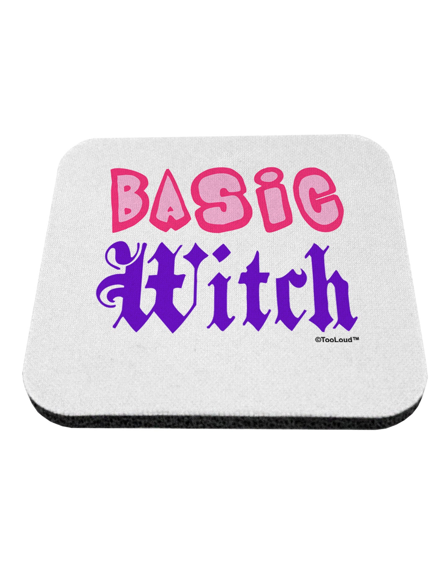 Basic Witch Color Coaster-Coasters-TooLoud-White-Davson Sales