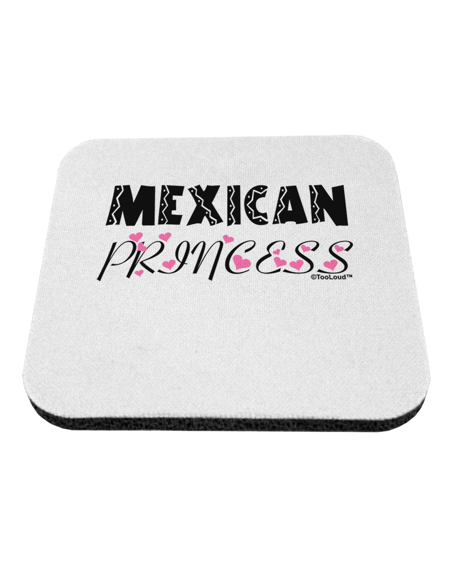Mexican Princess - Cinco de Mayo Coaster by TooLoud-Coasters-TooLoud-White-Davson Sales
