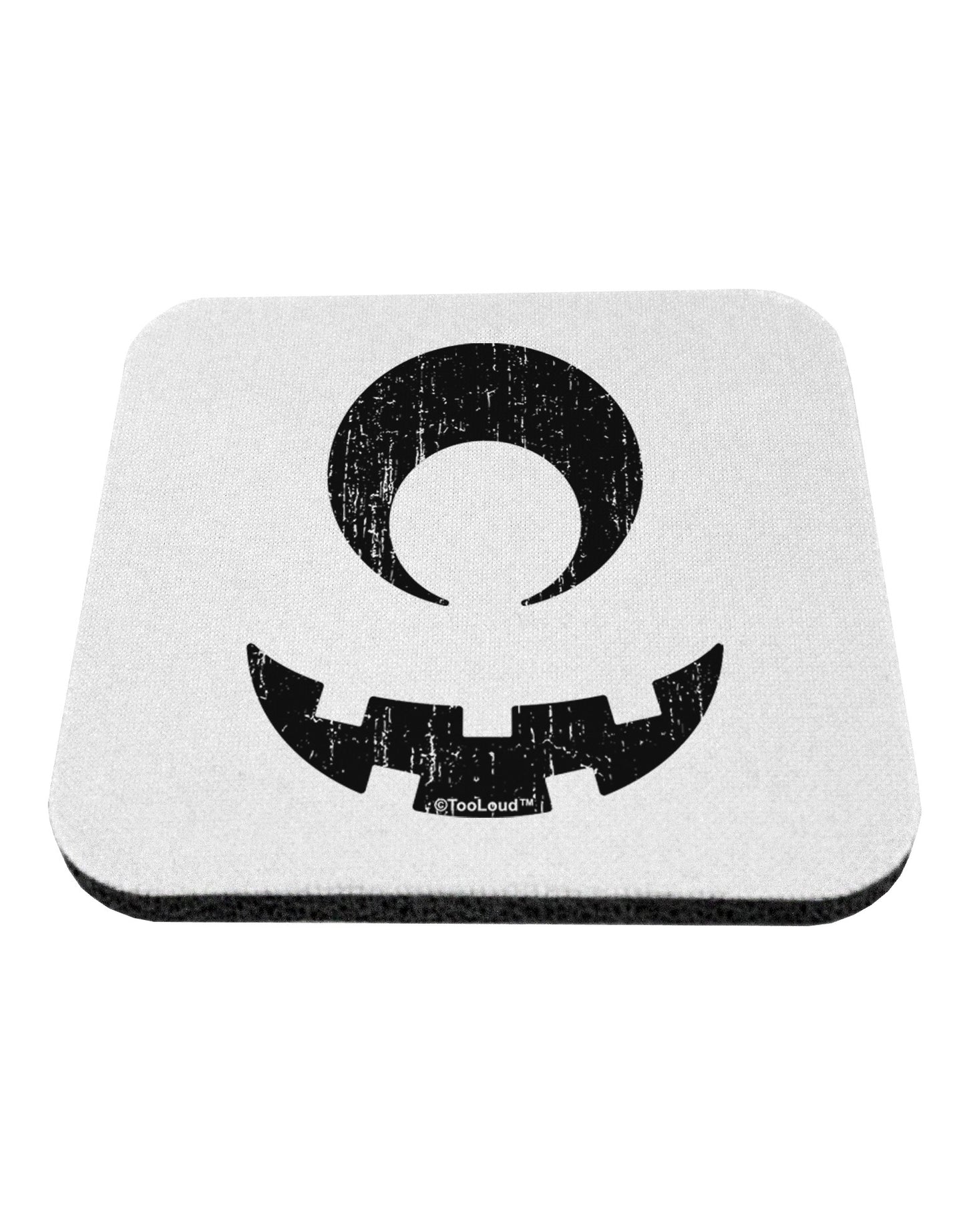 Cyclops Lantern Distressed Coaster-Coasters-TooLoud-White-Davson Sales