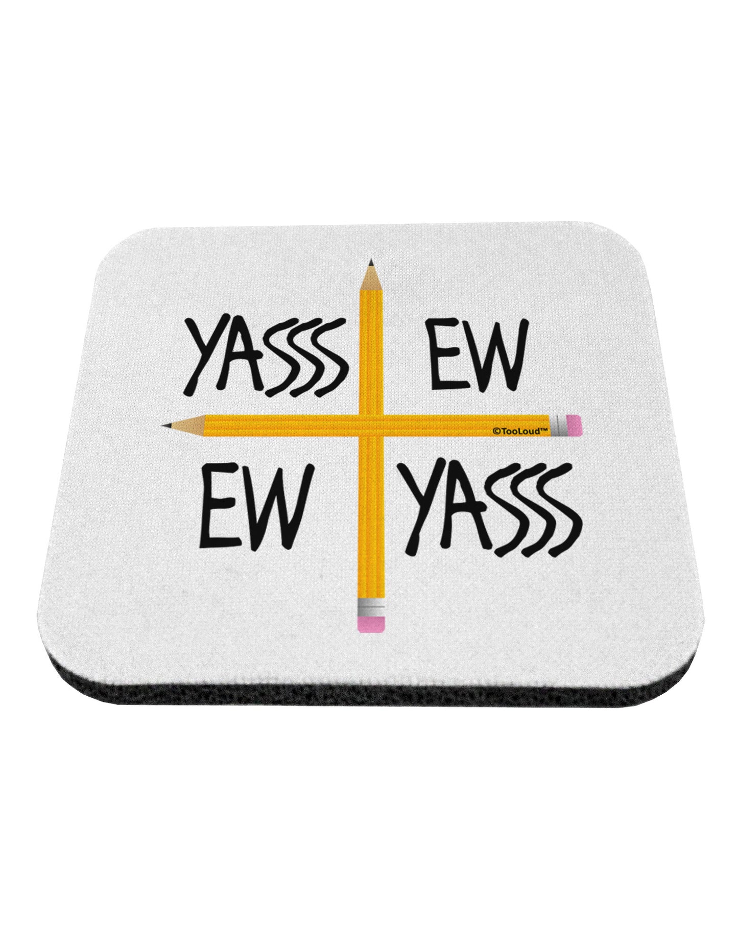 Charlie Charlie Challenge - Funny Coaster-Coasters-TooLoud-White-Davson Sales