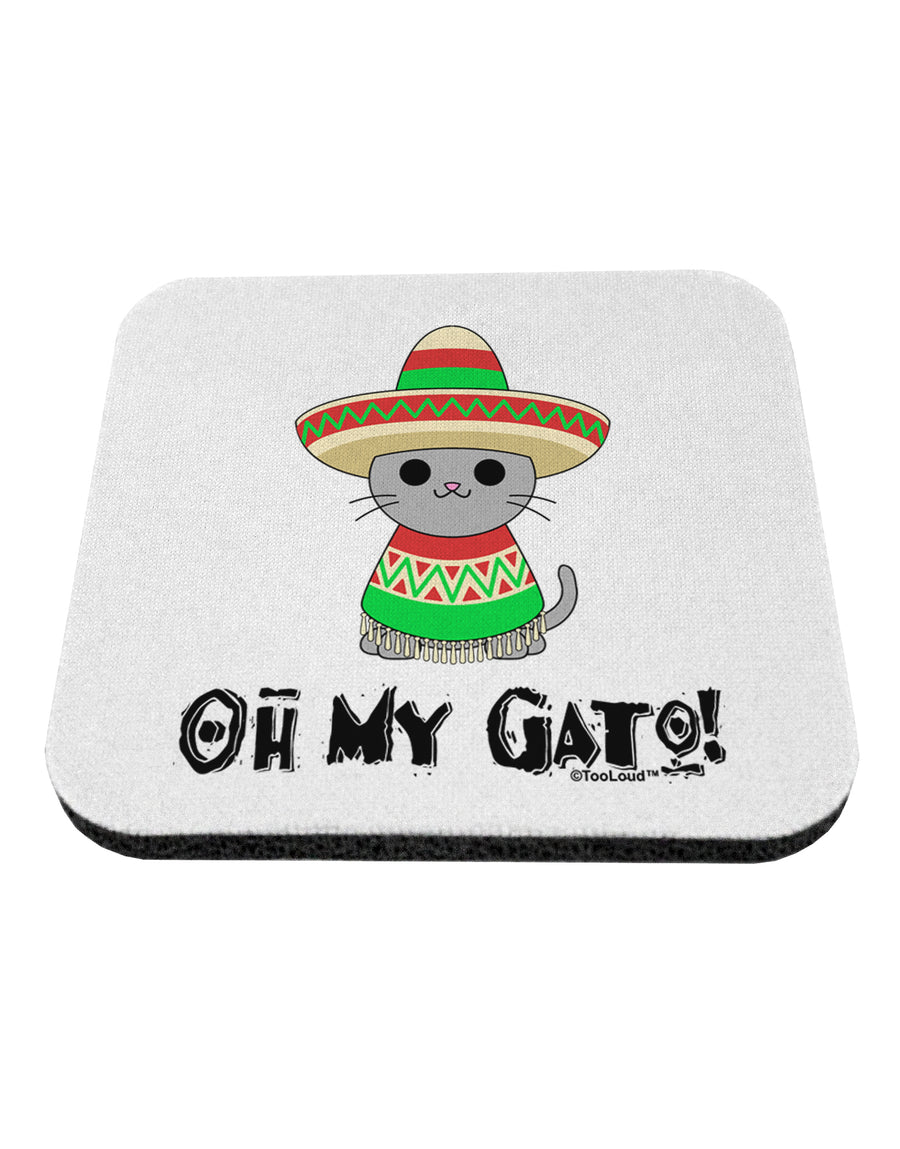 Oh My Gato - Cinco De Mayo Coaster by TooLoud-Coasters-TooLoud-White-Davson Sales