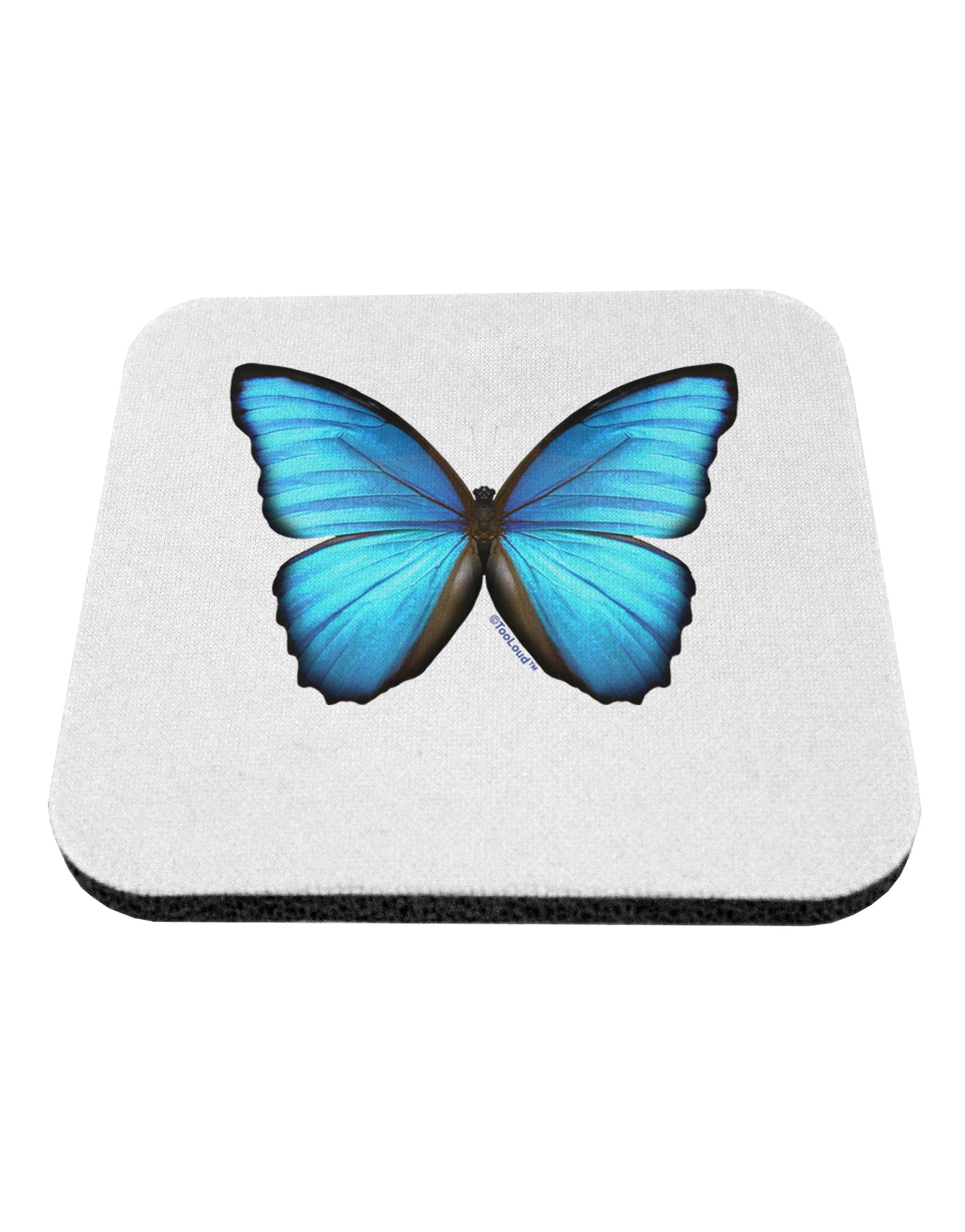 Big Blue Butterfly Coaster-Coasters-TooLoud-1-Davson Sales