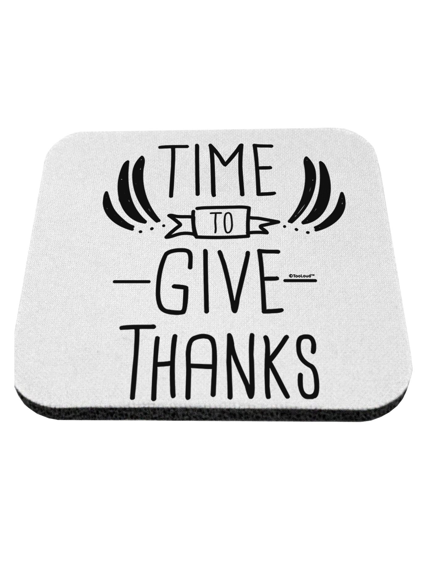 TooLoud Time to Give Thanks Coaster-Coasters-TooLoud-1 Piece-Davson Sales