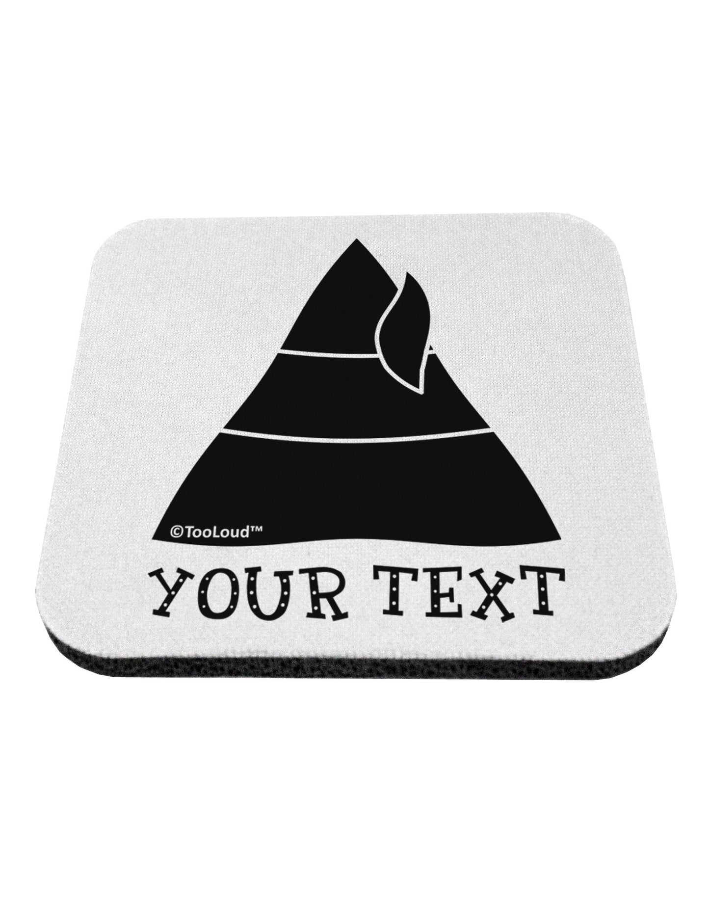 Personalized Matching Elf Family Design - Your Text Coaster-Coasters-TooLoud-White-Davson Sales