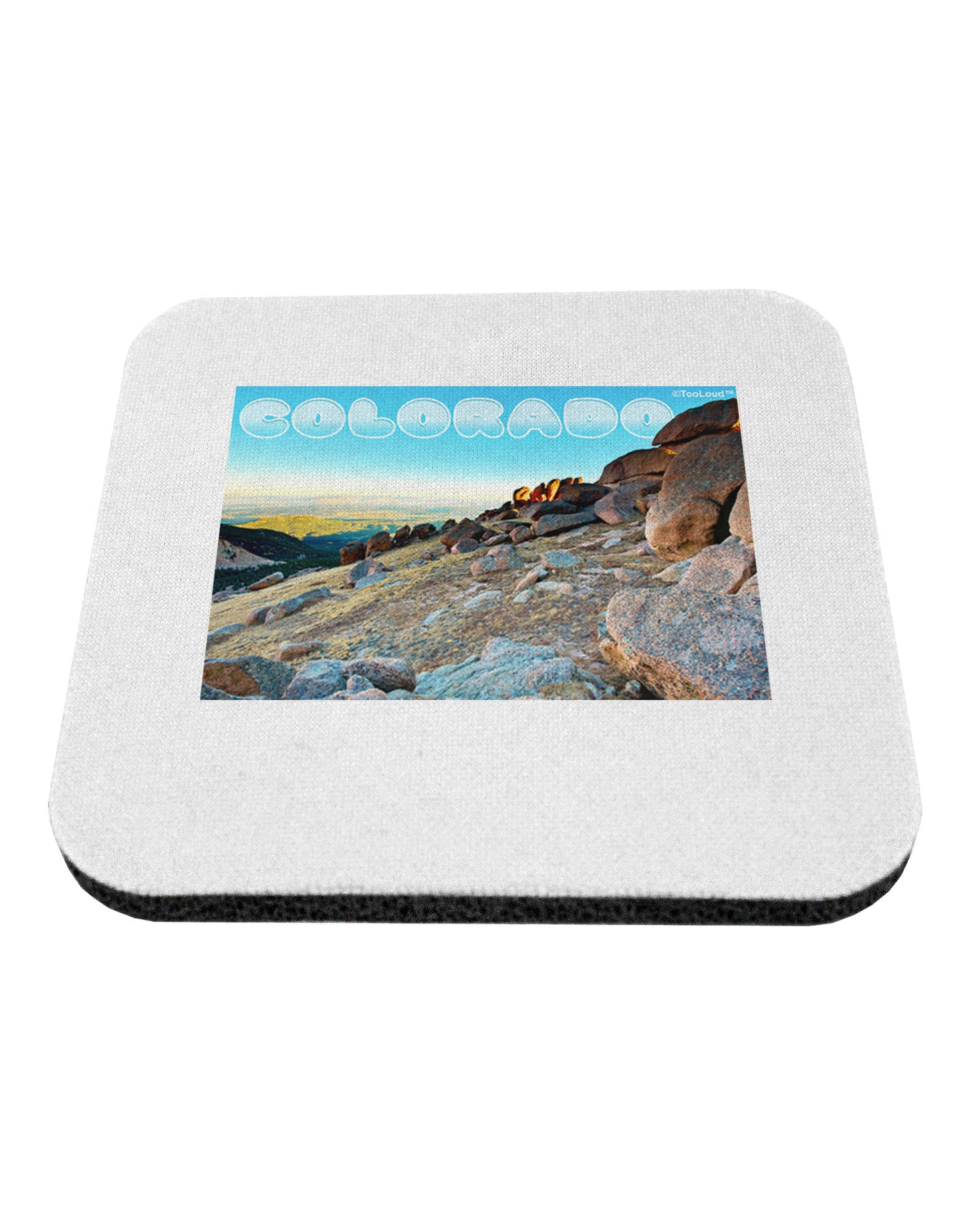 CO Rockies View with Text Coaster-Coasters-TooLoud-1-Davson Sales
