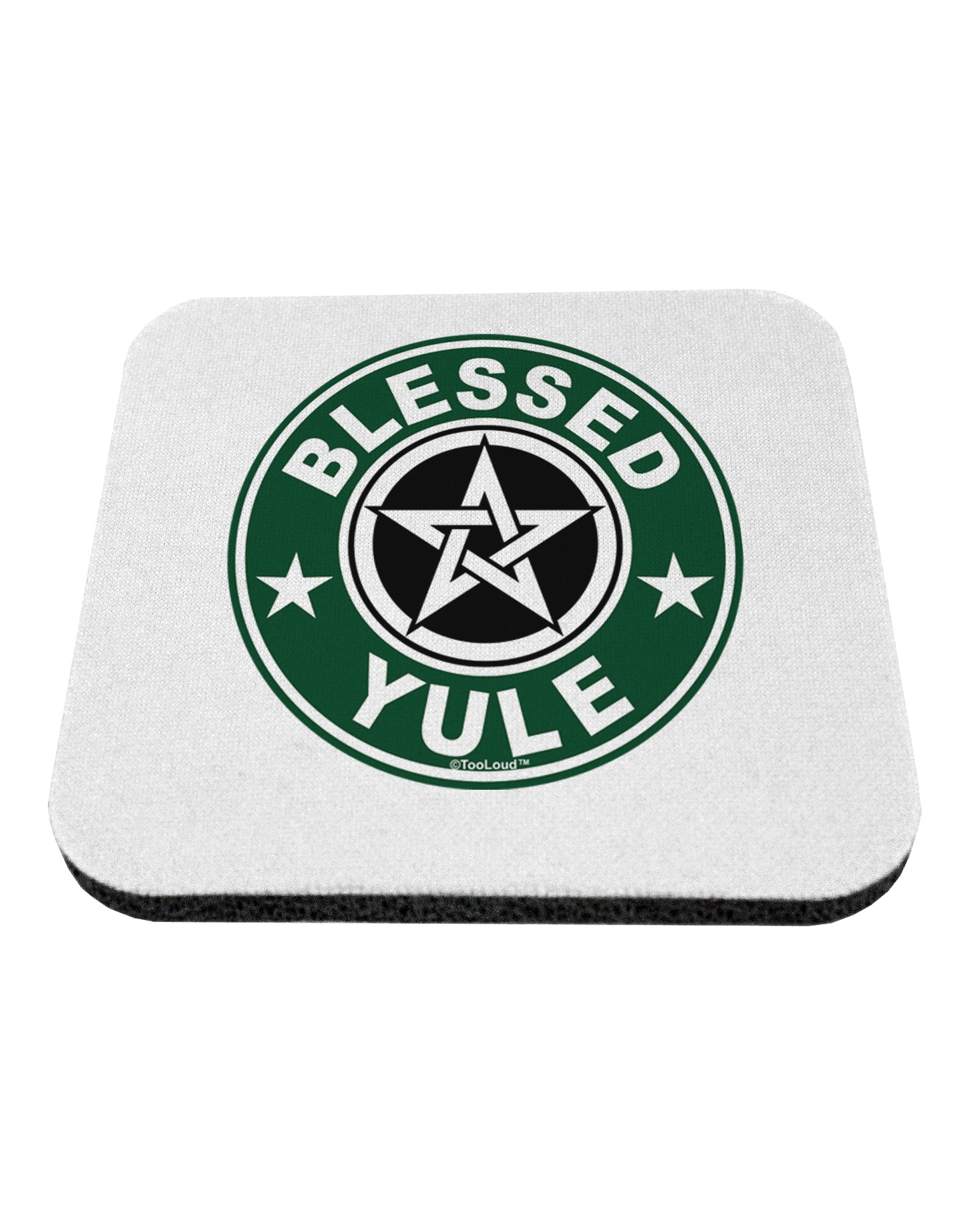 Blessed Yule Emblem Coaster by TooLoud-TooLoud-1-Davson Sales