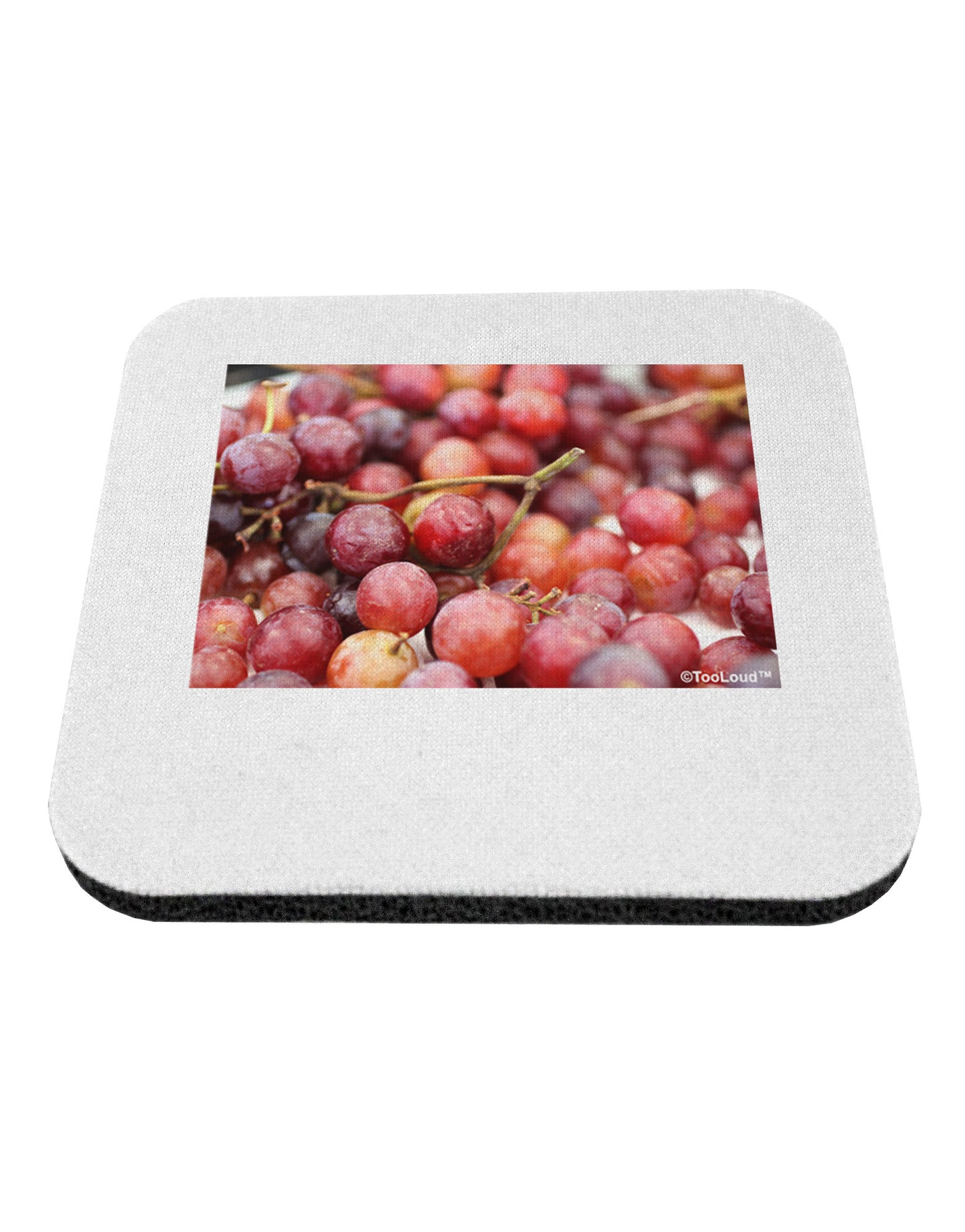 Buy Local - Grapes Coaster-Coasters-TooLoud-White-Davson Sales