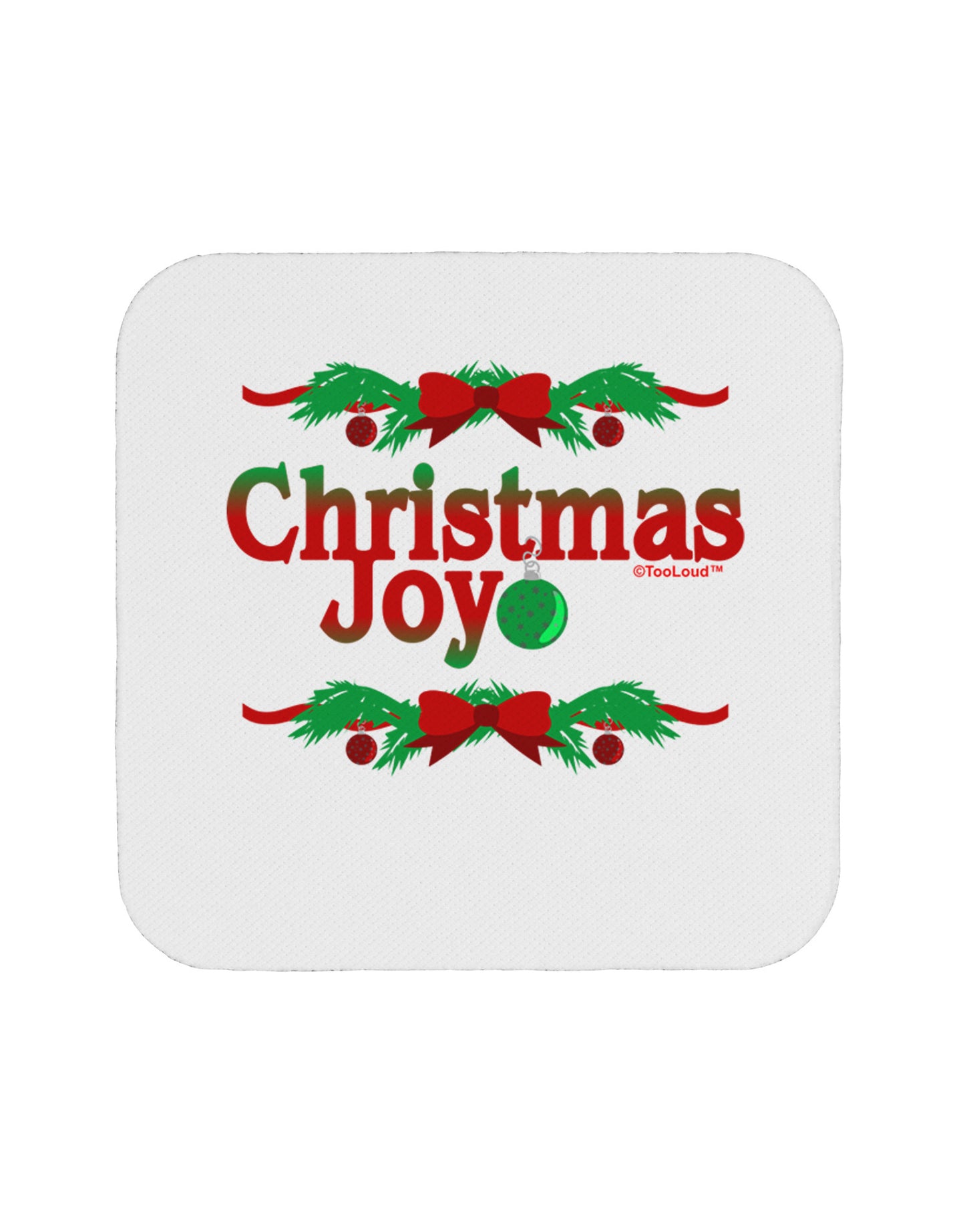 Christmas Joy Color Coaster-Coasters-TooLoud-1-Davson Sales