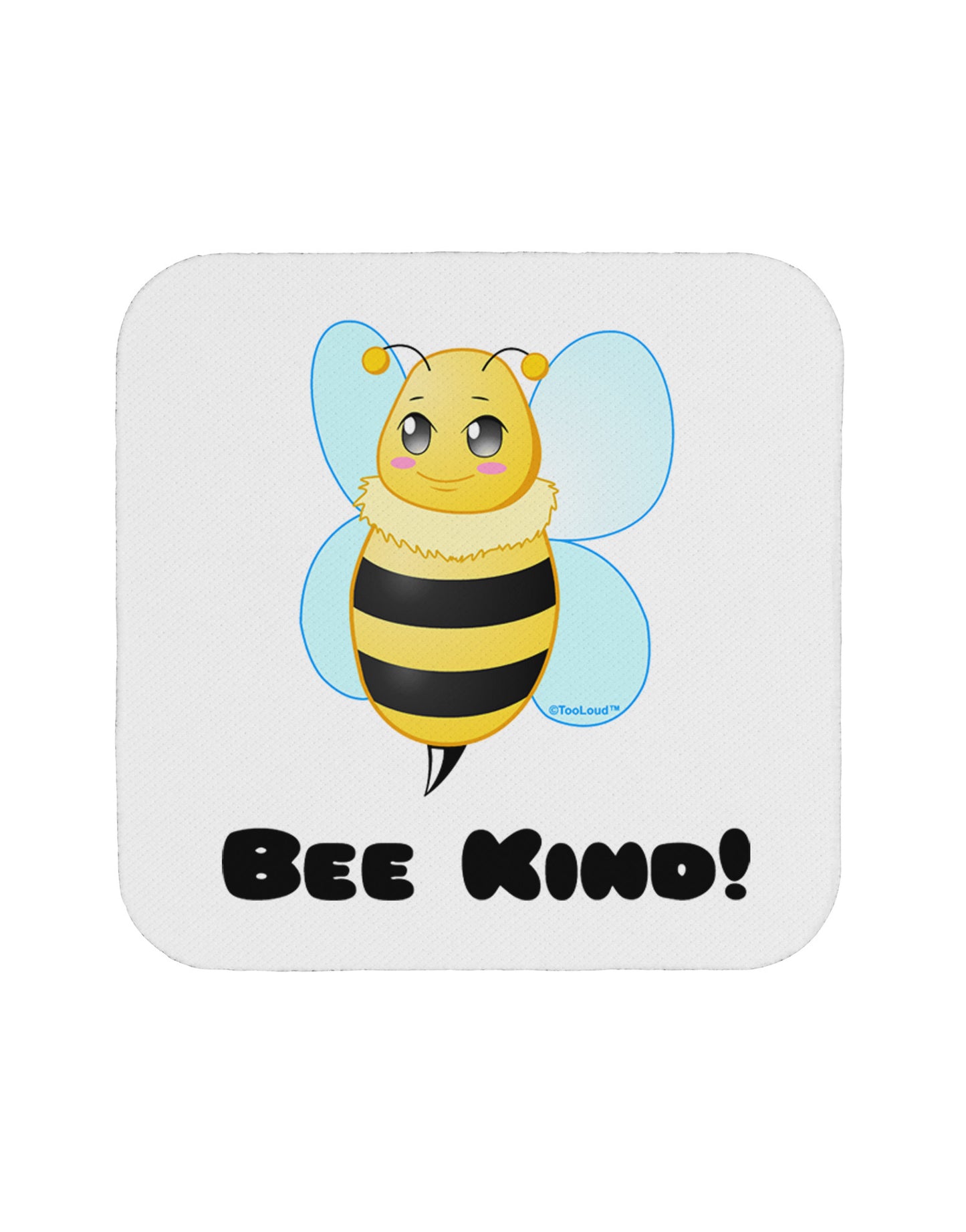 Bee Kind Coaster-Coasters-TooLoud-White-Davson Sales