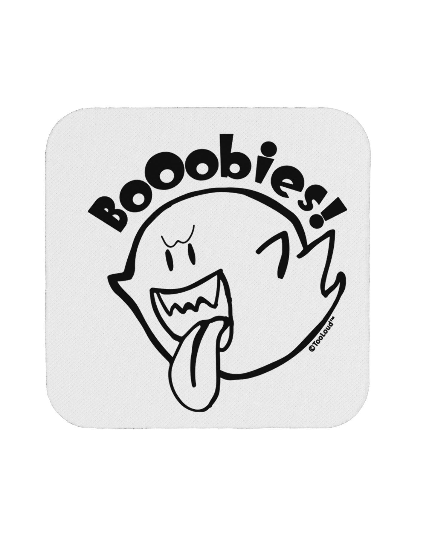 TooLoud Booobies Coaster-Coasters-TooLoud-1 Piece-Davson Sales