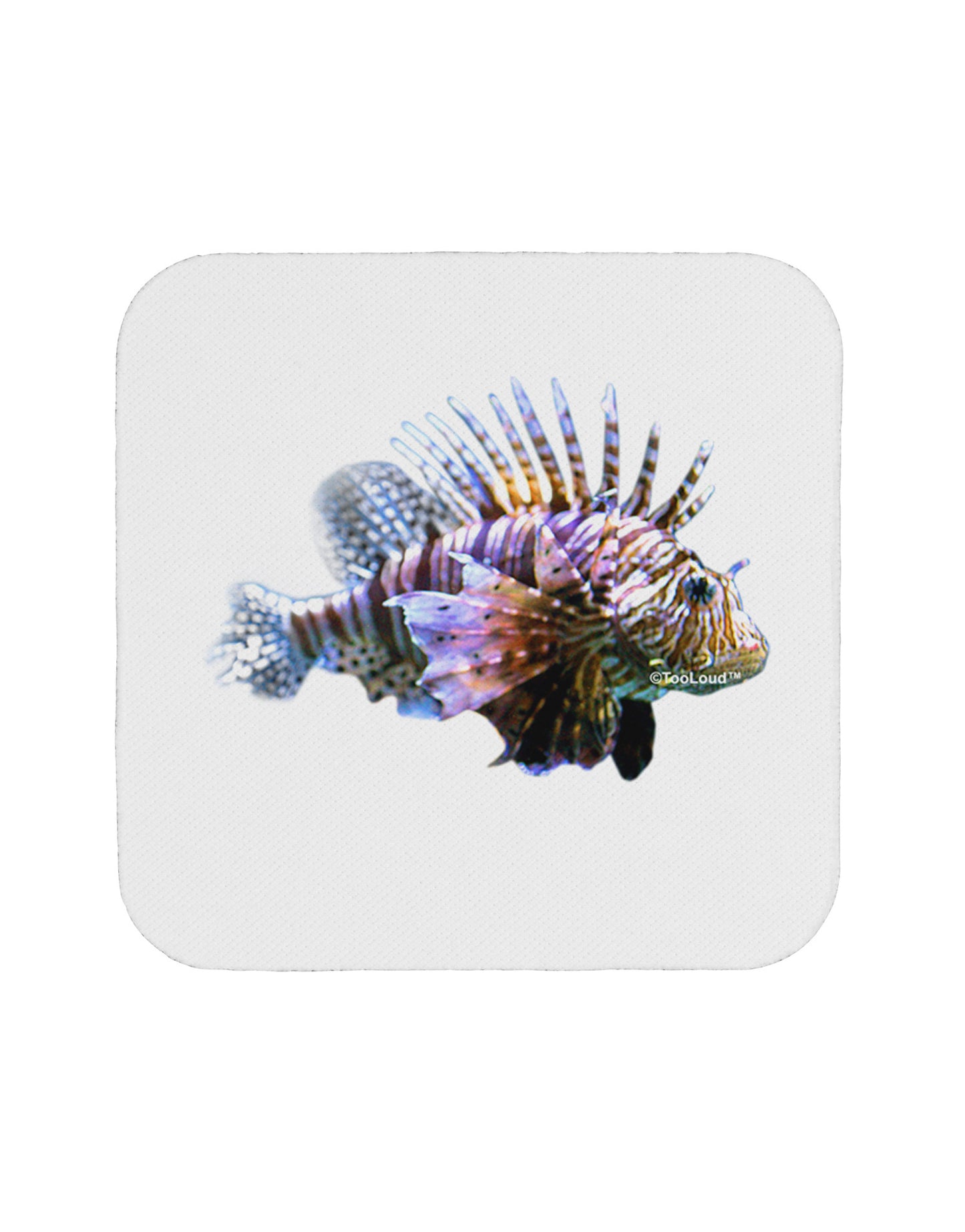 Lionfish Coaster-Coasters-TooLoud-White-Davson Sales
