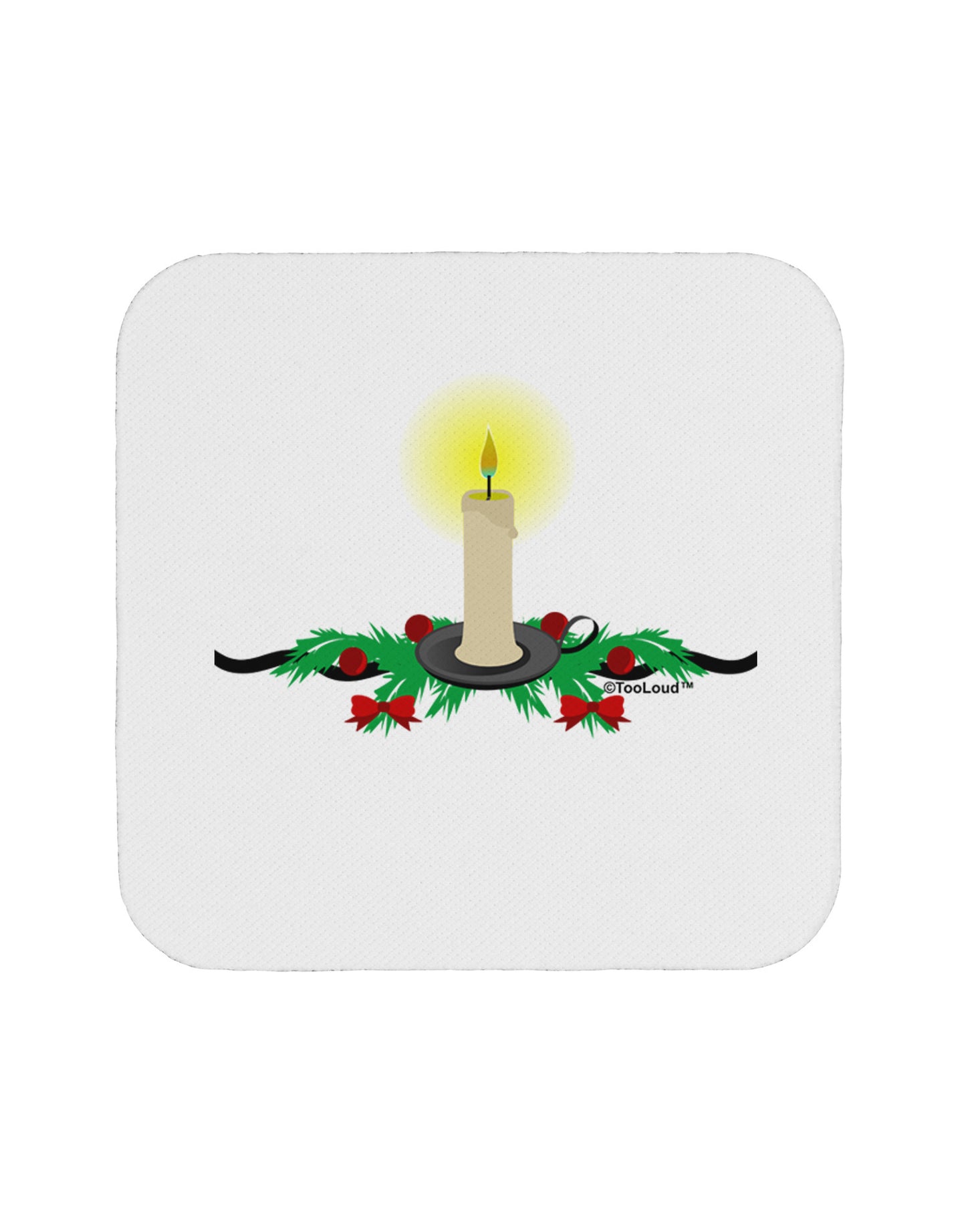 Chirstmas Candle Coaster-Coasters-TooLoud-1-Davson Sales