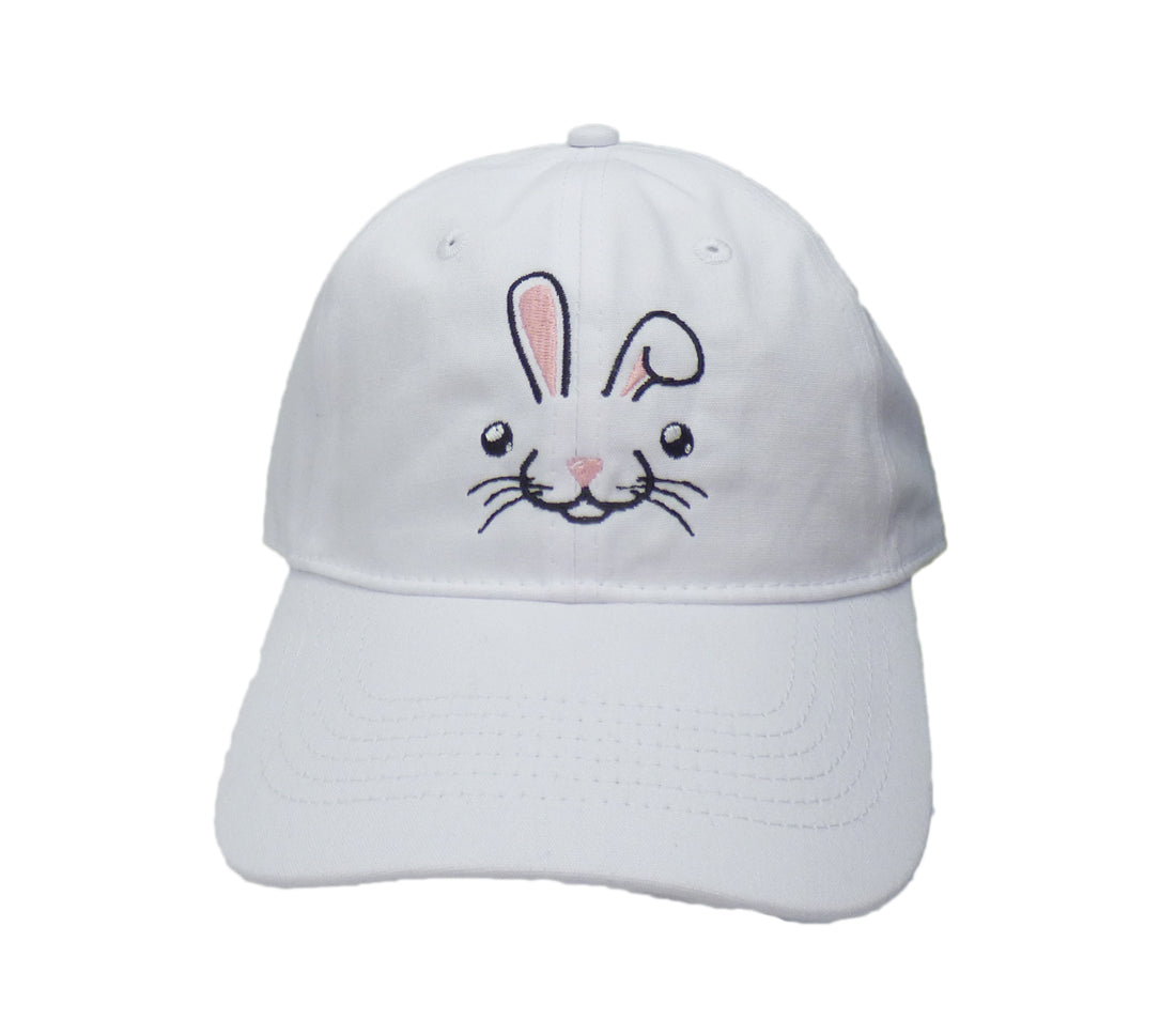 Cute Bunny Face Adult Baseball Cap Hat-Baseball Cap-TooLoud-White-One Size-Davson Sales