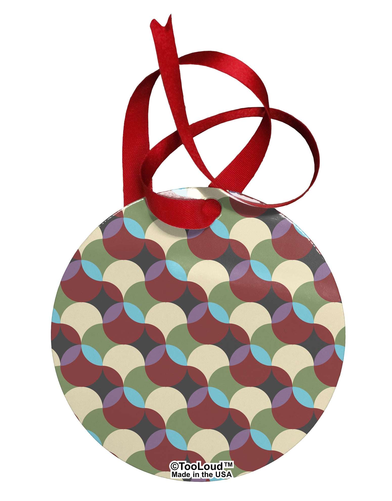 Geometric Abstract AOP 10 InchRound Wall Clock All Over Print by TooLoud-Wall Clock-TooLoud-White-Davson Sales