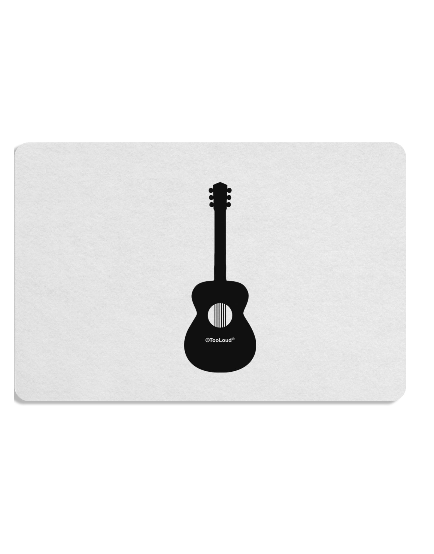 Acoustic Guitar Cool Musician Placemat by TooLoud Set of 4 Placemats-Placemat-TooLoud-White-Davson Sales