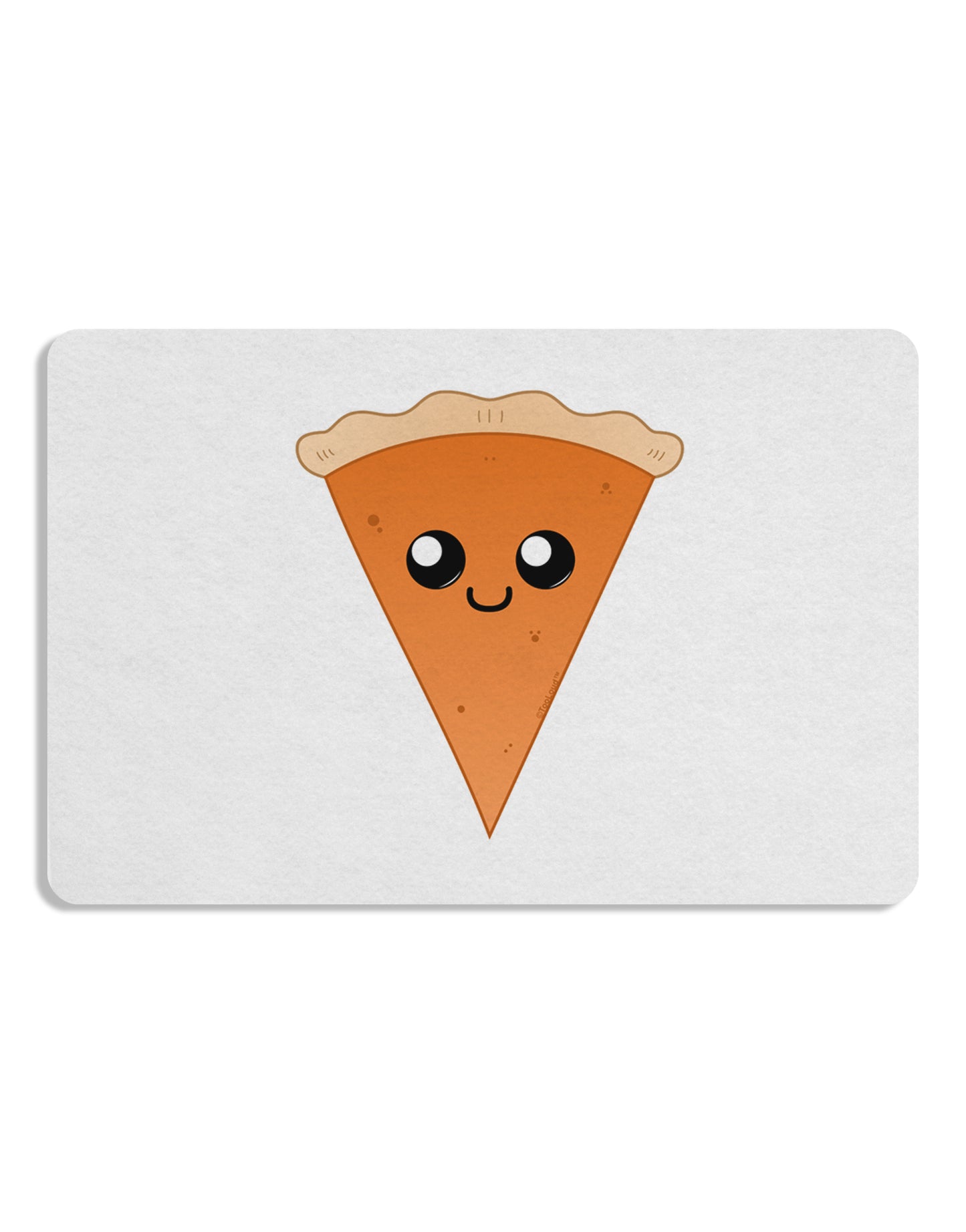 Cute Pie Slice - Thanksgiving 12 x 18 Placemat Set of 4 Placemats-Placemat-TooLoud-White-Davson Sales