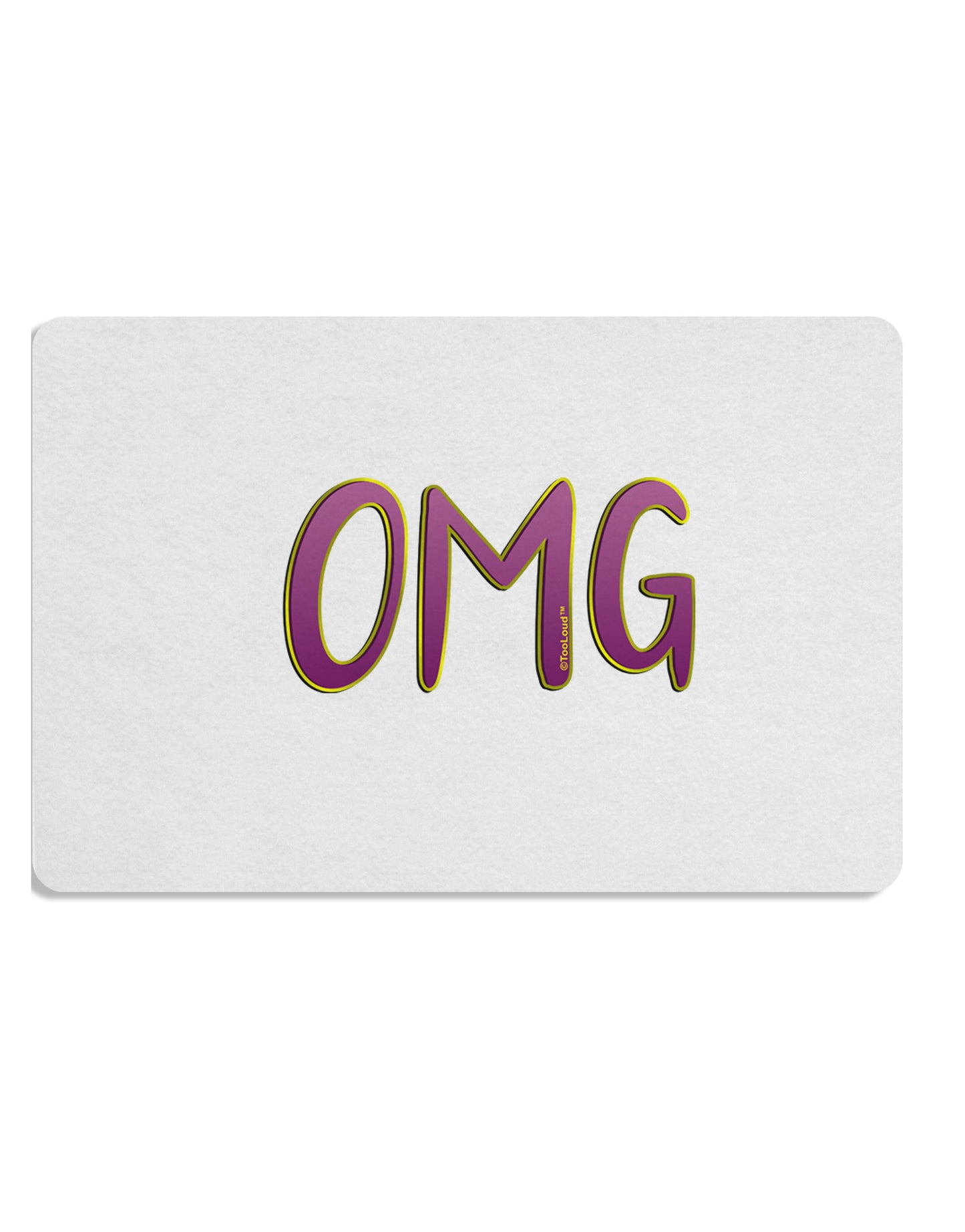 OMG Placemat by TooLoud Set of 4 Placemats-Placemat-TooLoud-White-Davson Sales
