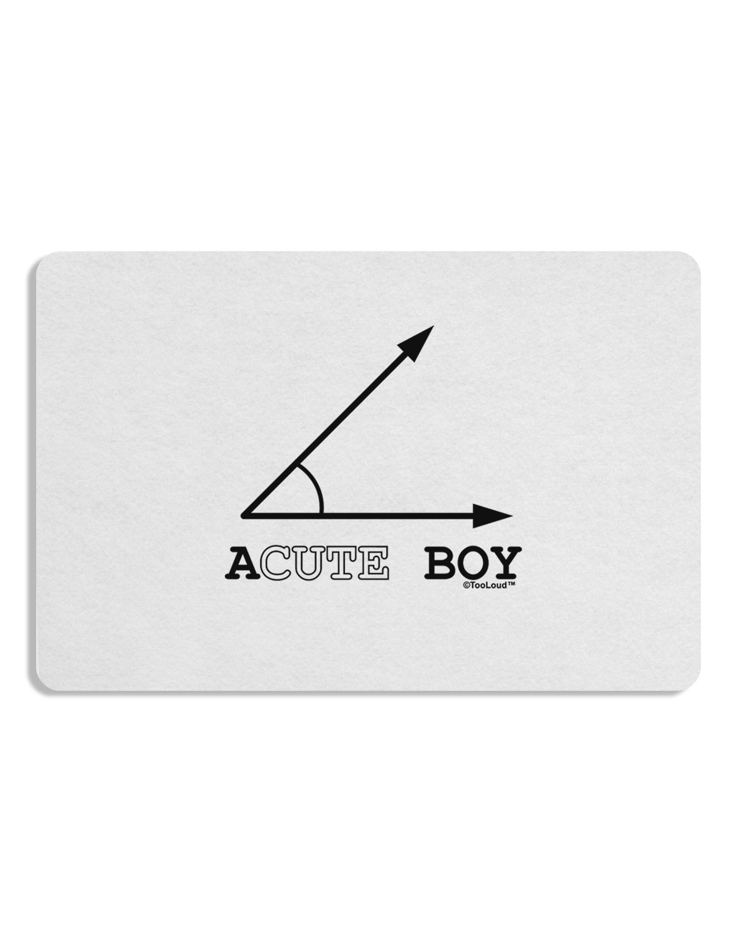 Acute Boy Placemat Set of 4 Placemats-Placemat-TooLoud-White-Davson Sales