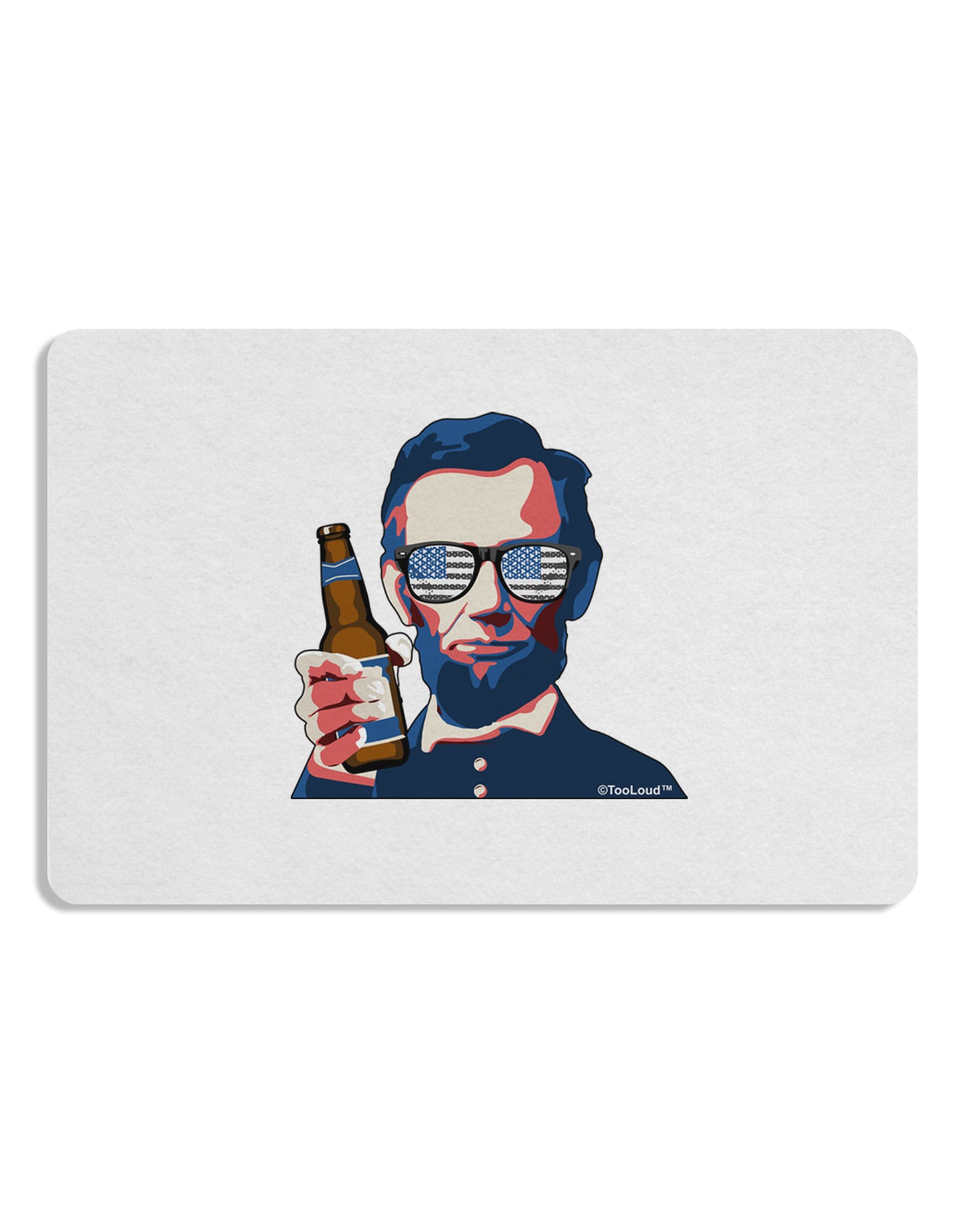 Abraham Drinkoln Placemat Set of 4 Placemats-Placemat-TooLoud-White-Davson Sales