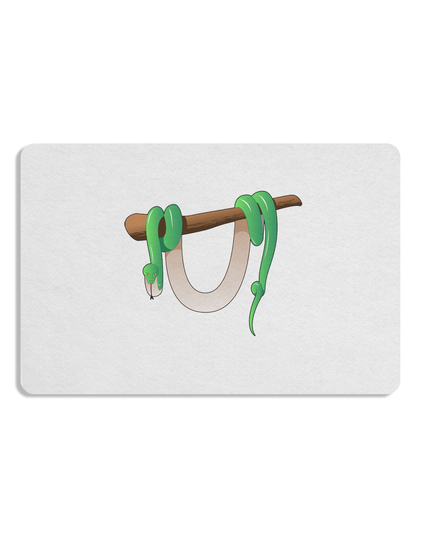 Anaconda Design Green 12 x 18 Placemat Set of 4 Placemats-Placemat-TooLoud-White-Davson Sales