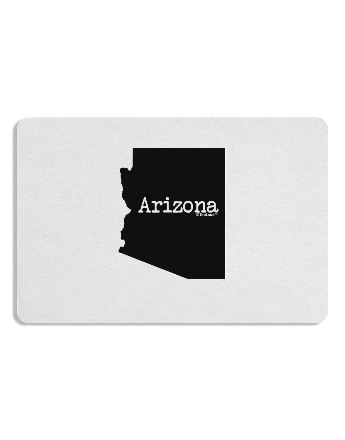 Arizona - United States Shape Placemat Set of 4 Placemats-Placemat-TooLoud-White-Davson Sales
