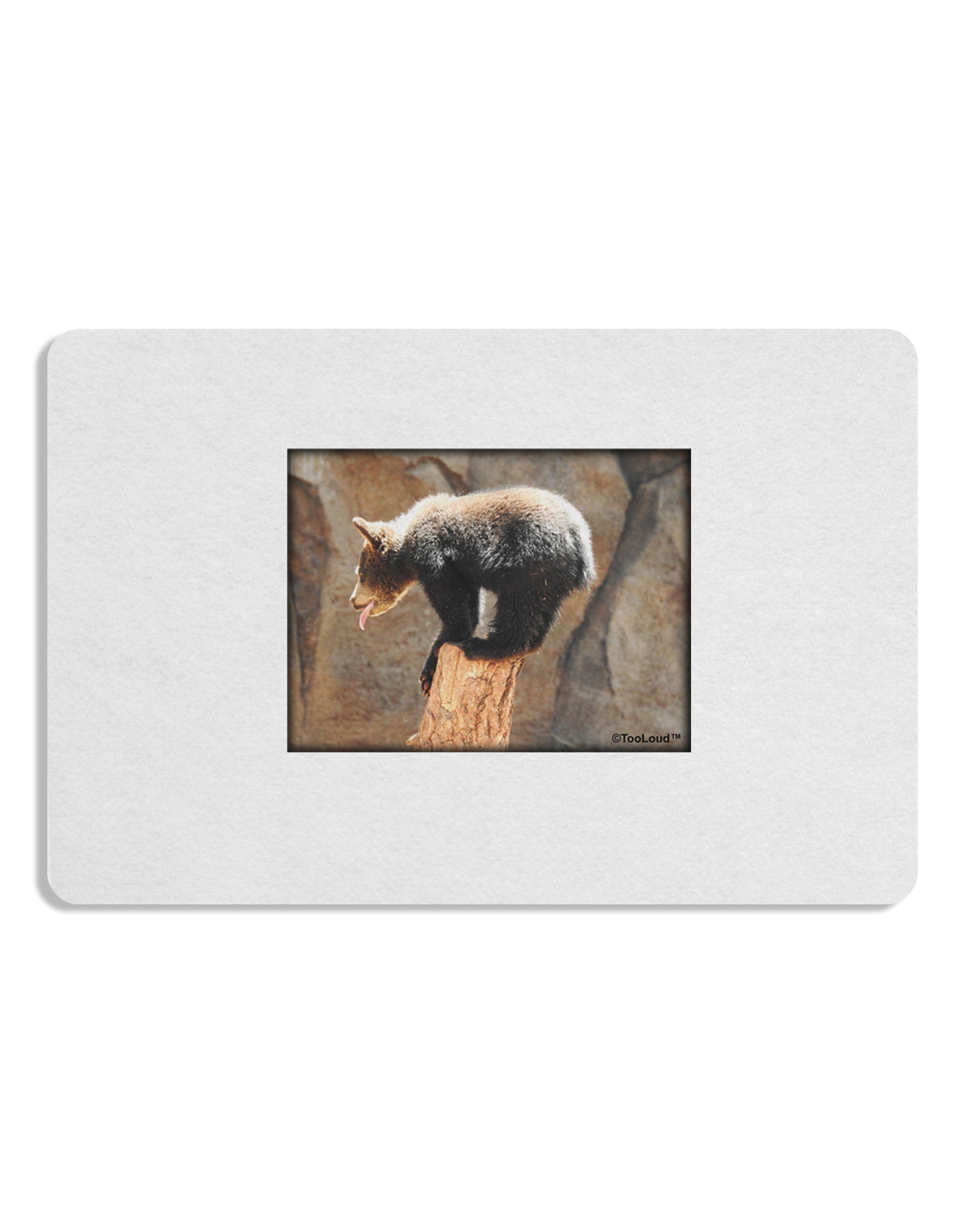 Balancing Bear Cub Placemat Set of 4 Placemats-Placemat-TooLoud-White-Davson Sales