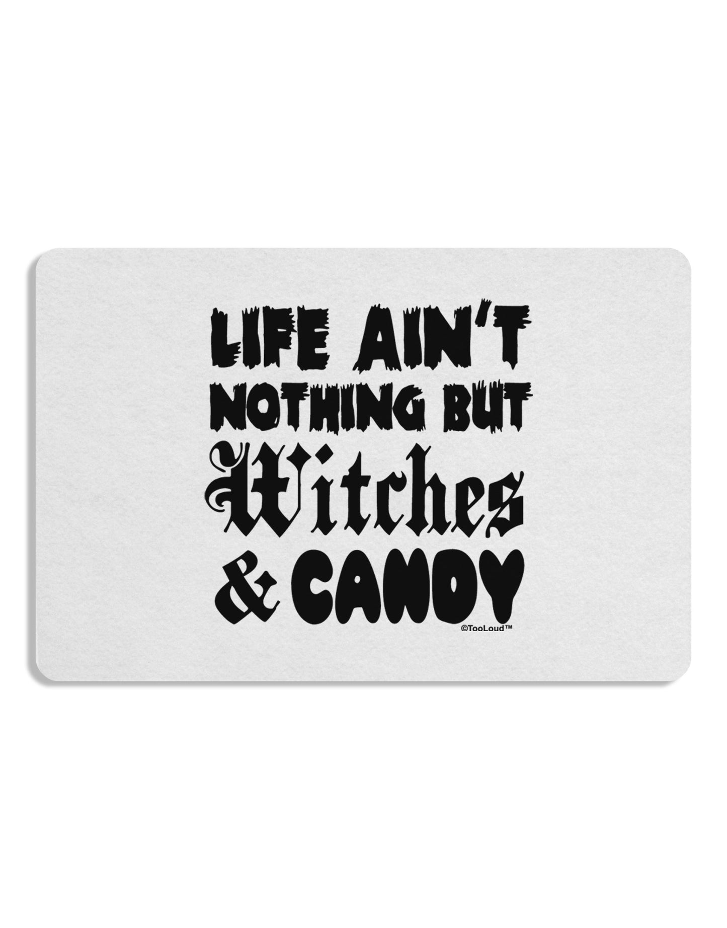 Witches and Candy Placemat Set of 4 Placemats-Placemat-TooLoud-White-Davson Sales