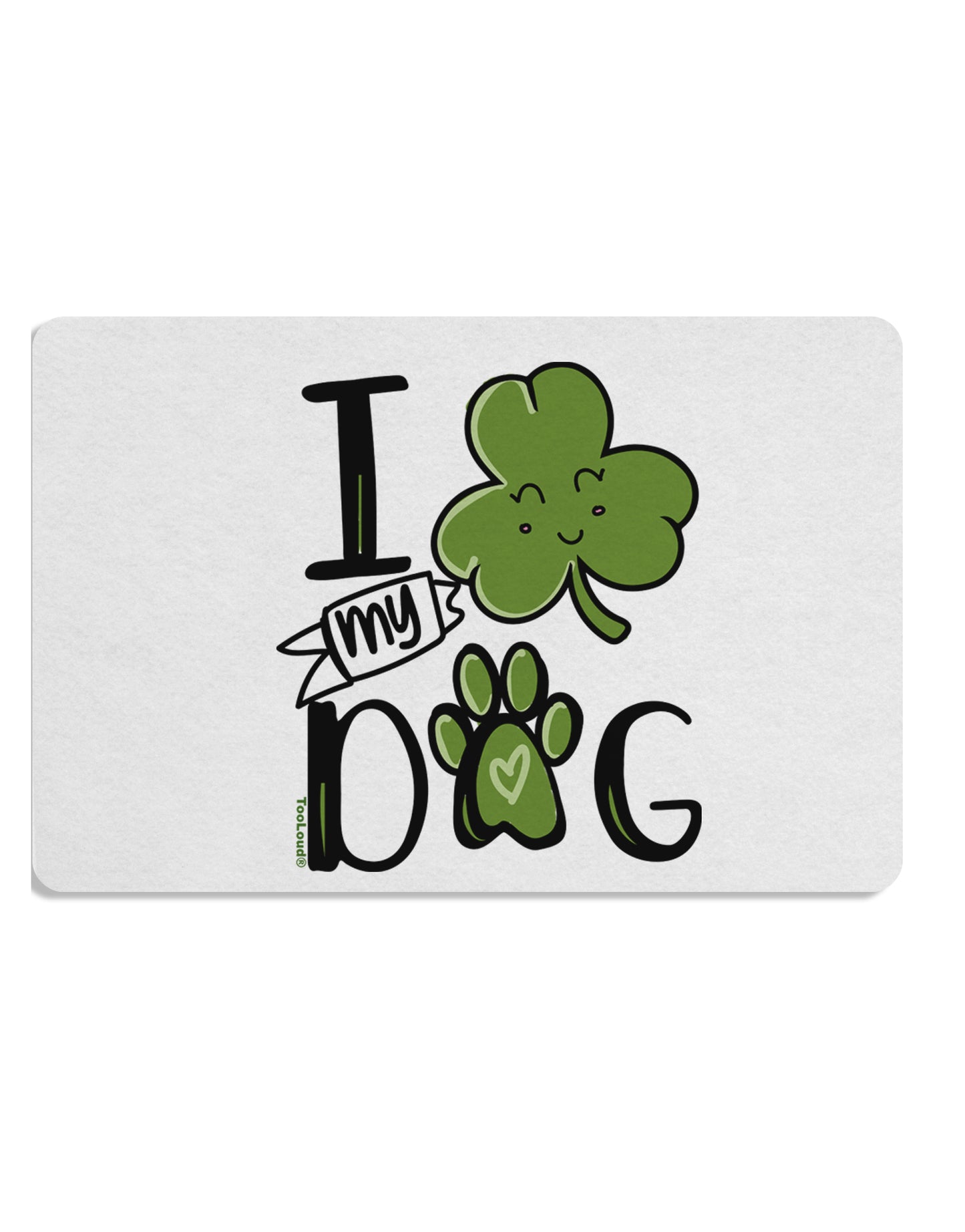 TooLoud I Shamrock my Dog Placemat Set of 4 Placemats Multi-pack-Placemat-TooLoud-Davson Sales