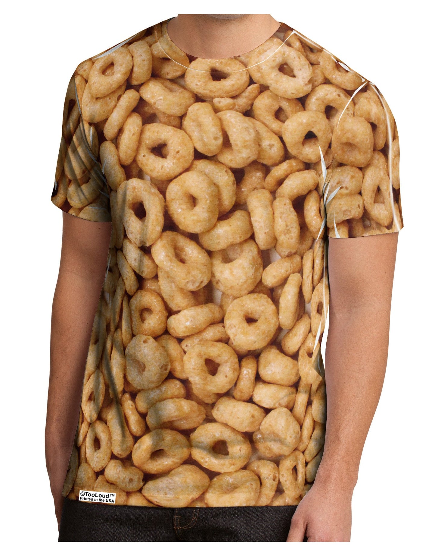 Breakfast Cereal All Over Men's Sub Tee Dual Sided All Over Print-TooLoud-White-2XL-Davson Sales