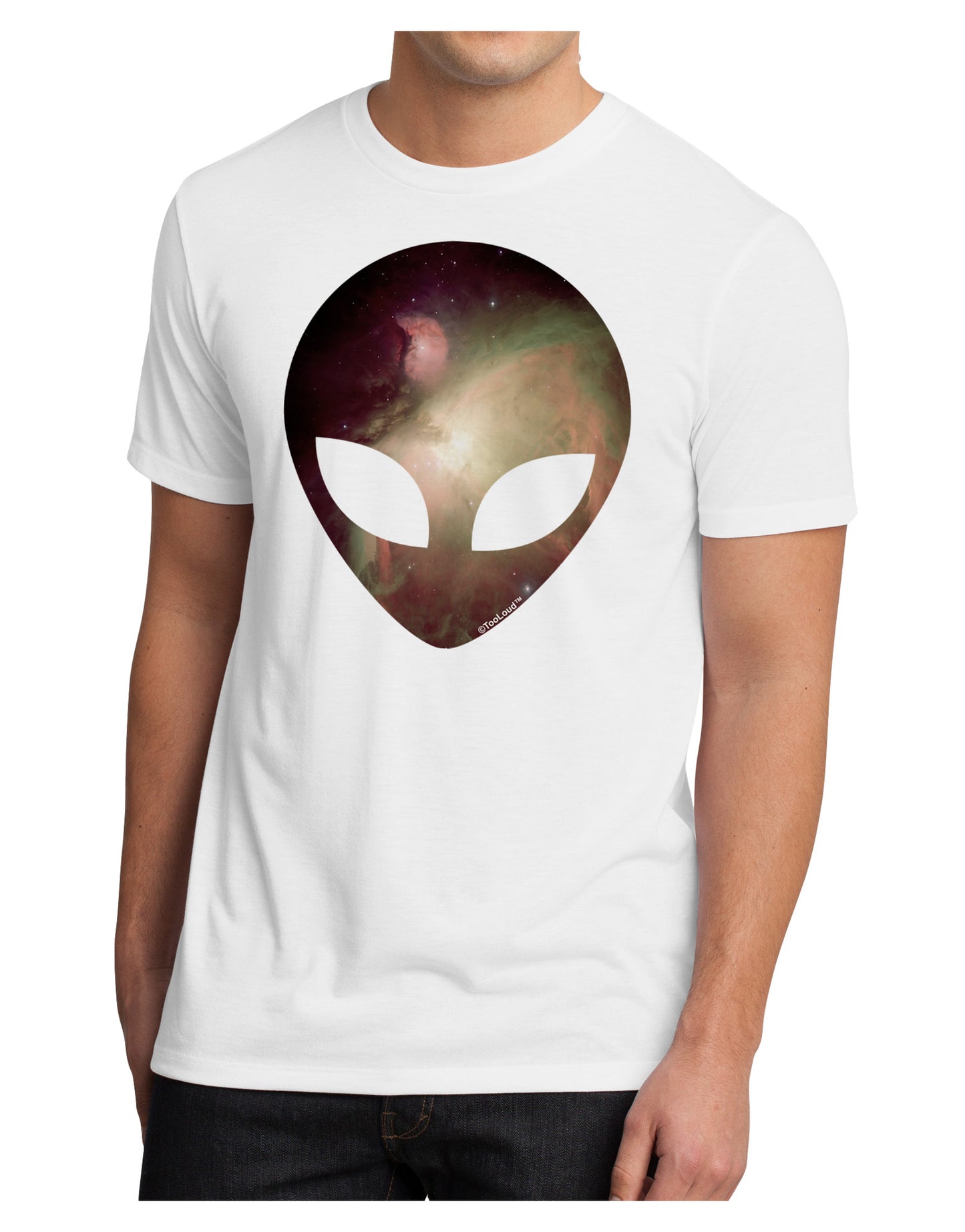 Extraterrestrial Face - Space #2 Men's Sublimate Tee by TooLoud-TooLoud-White-Small-Davson Sales