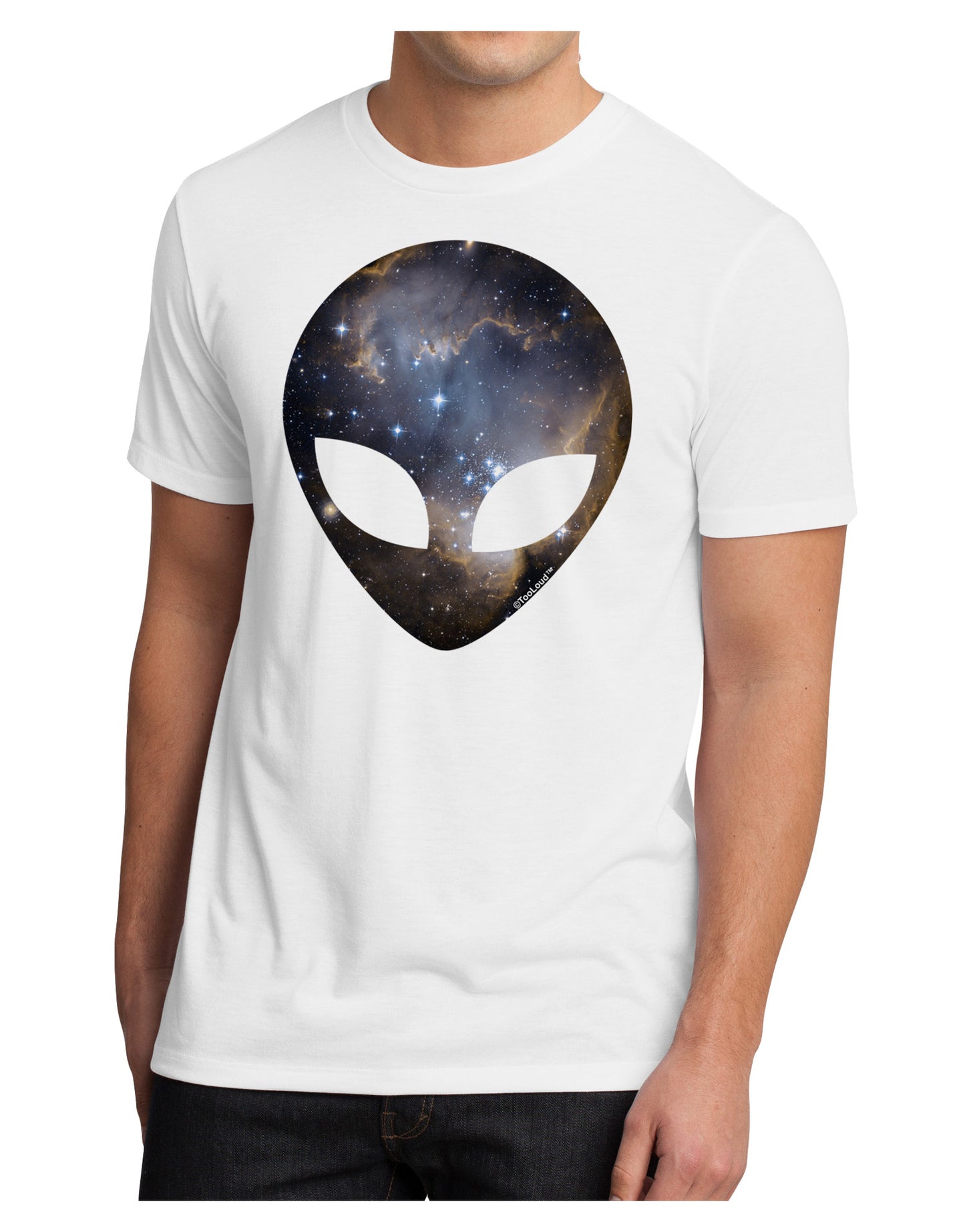 Extraterrestrial Face - Space #1 Men's Sublimate Tee by TooLoud-TooLoud-White-Small-Davson Sales