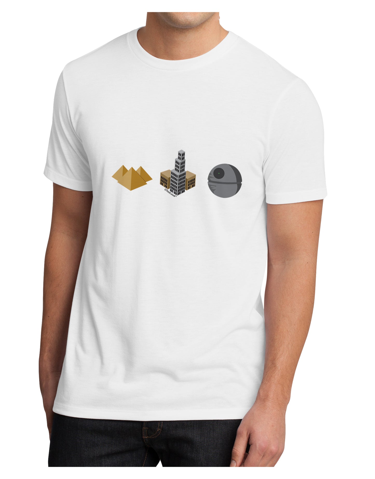 History of Architecture Funny Sci-fi Men's Sublimate Tee by TooLoud-TooLoud-White-Small-Davson Sales