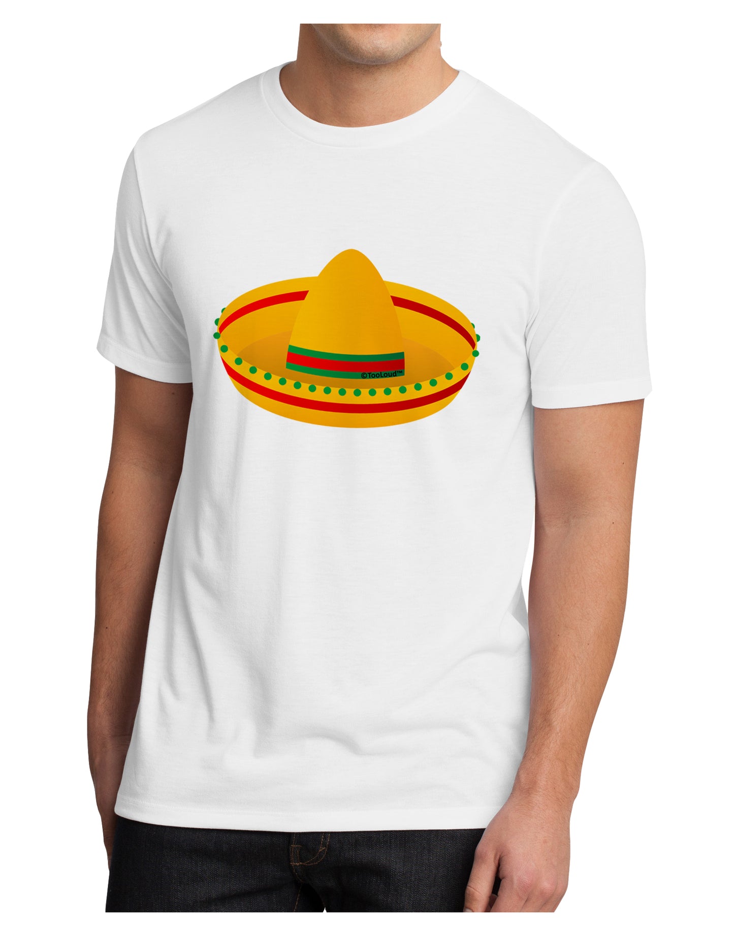 Sombrero Design Men's Sublimate Tee by TooLoud-TooLoud-White-Small-Davson Sales