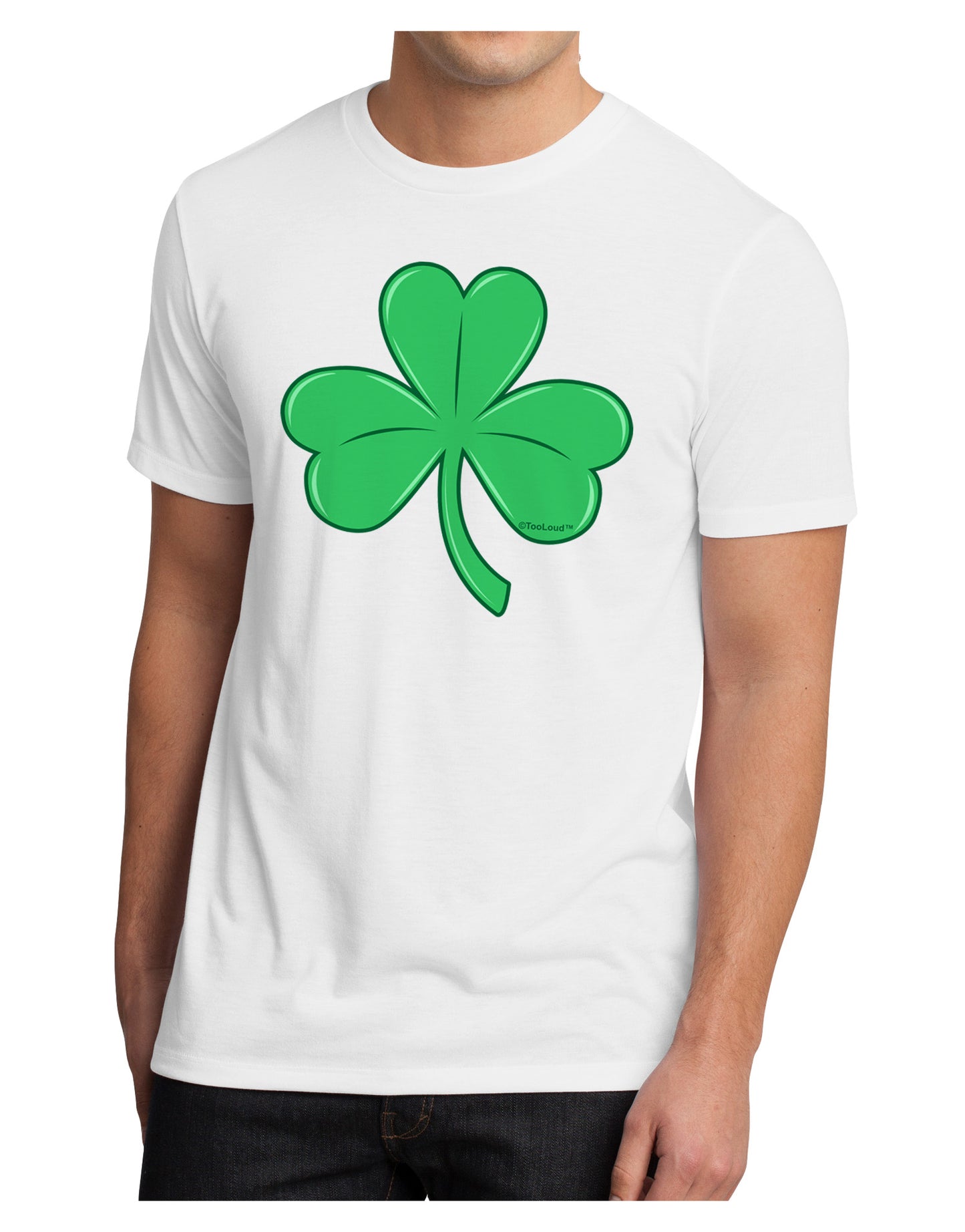 Shamrock Vector Design Men's Sublimate Tee by TooLoud-TooLoud-White-Small-Davson Sales