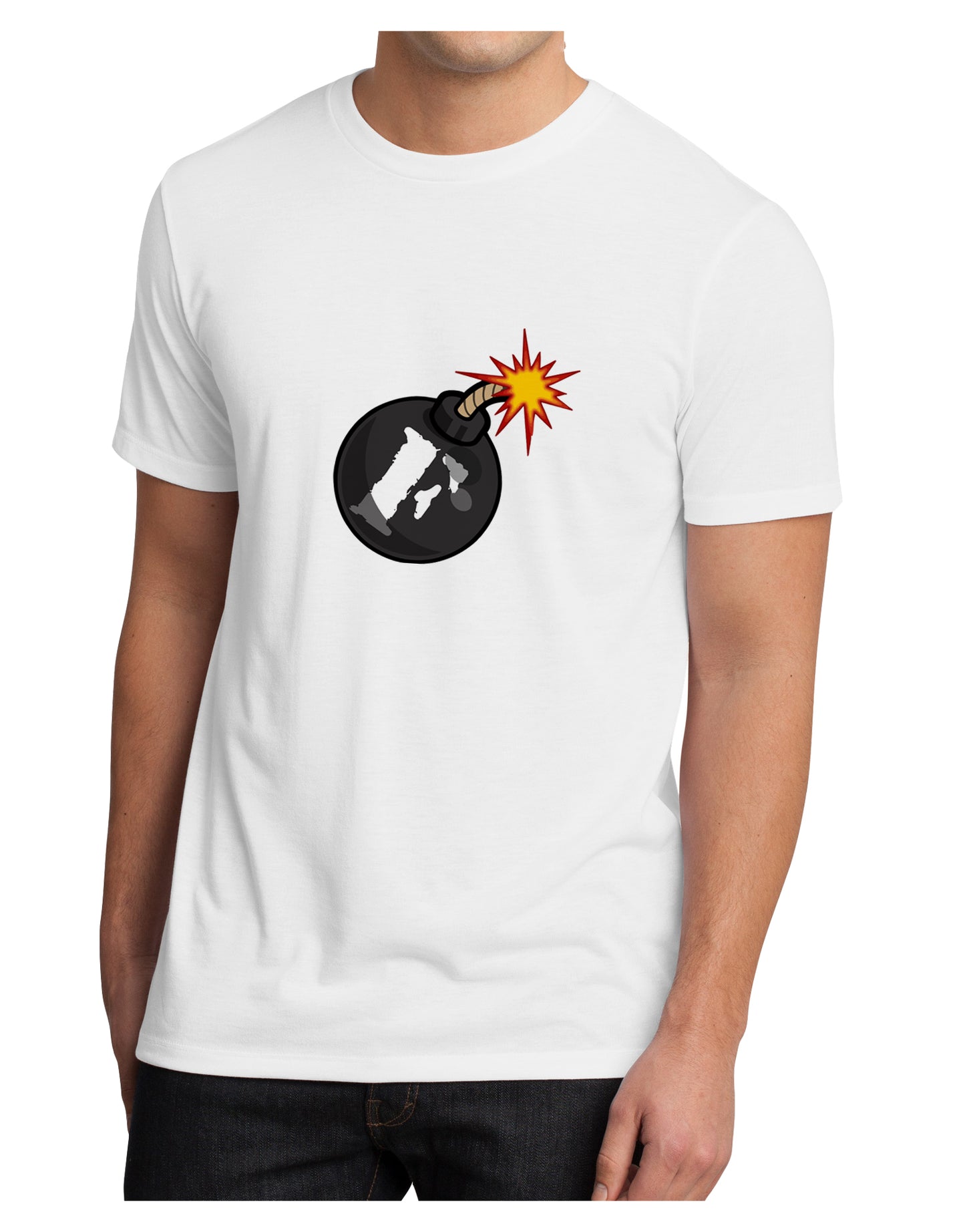 F-Bomb Funny Men's Sublimate Tee by TooLoud-Clothing-TooLoud-White-Small-Davson Sales