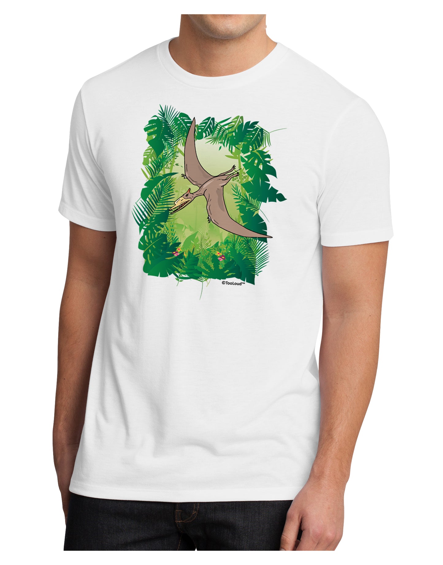 Pterosaurs - Without Name Men's Sublimate Tee by TooLoud-TooLoud-White-Small-Davson Sales