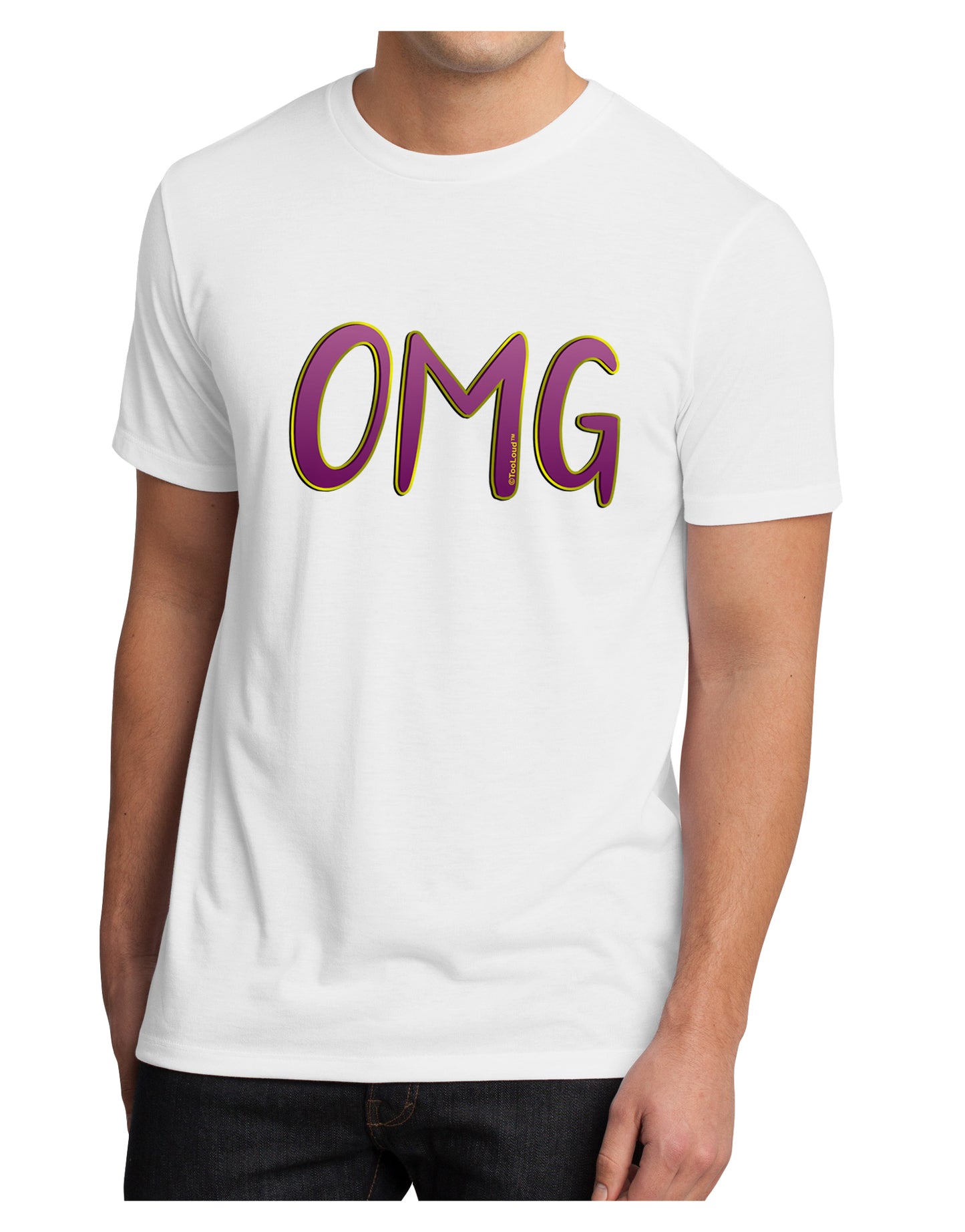 OMG Men's Sublimate Tee by TooLoud-TooLoud-White-Small-Davson Sales
