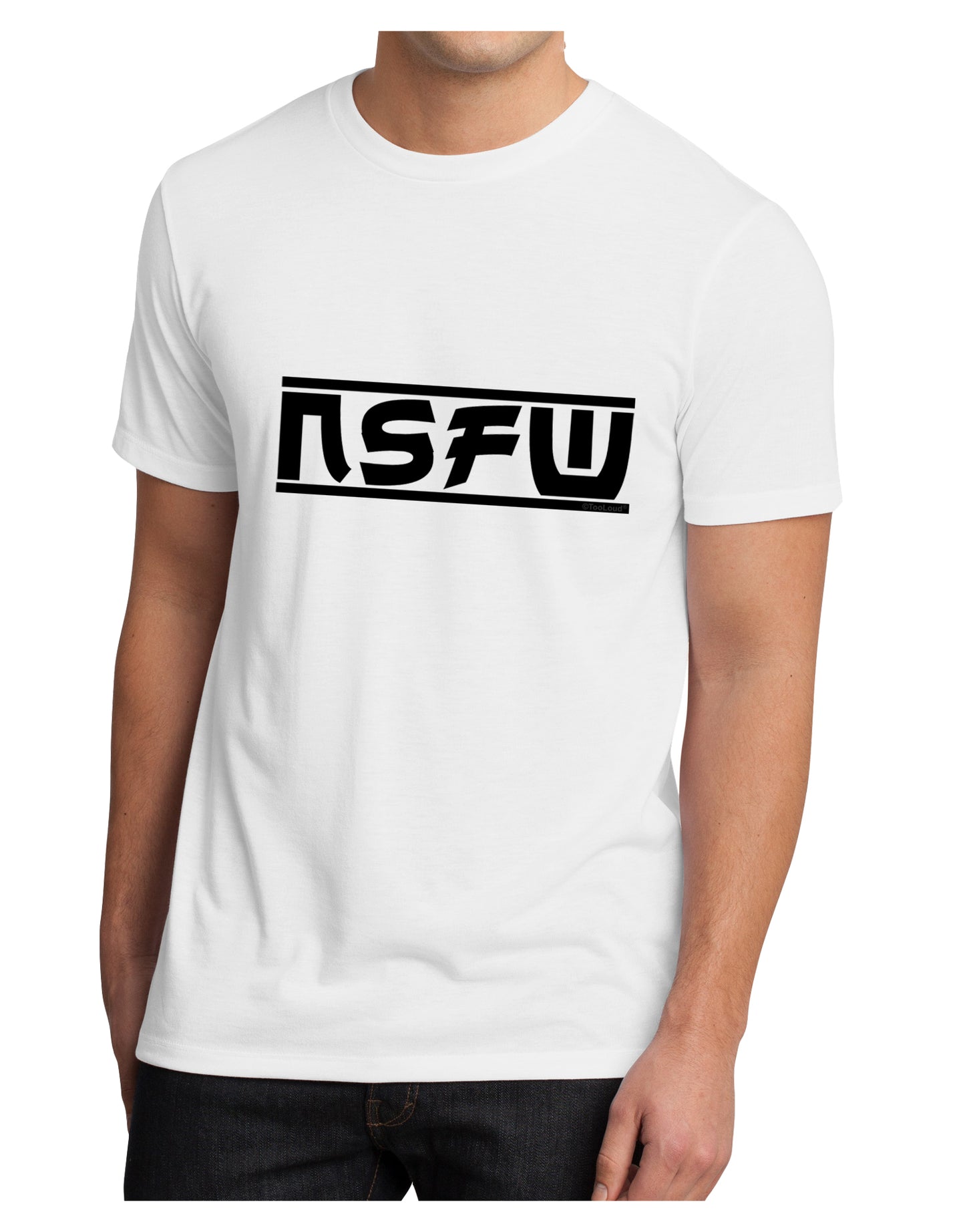 NSFW Not Safe For Work Men's Sublimate Tee by TooLoud-TooLoud-White-Small-Davson Sales