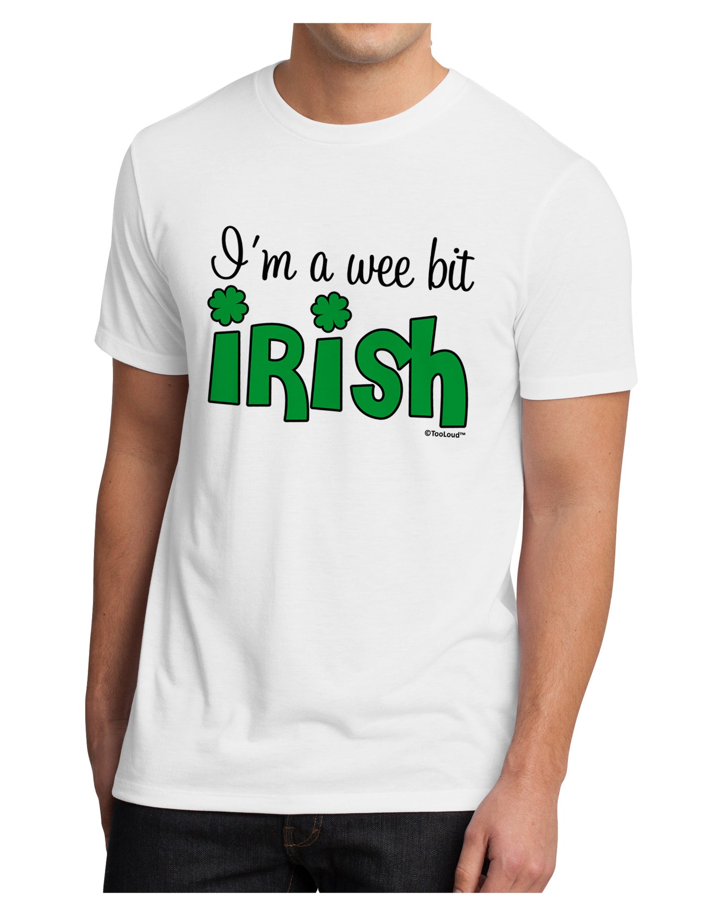 I'm A Wee Bit Irish Men's Sublimate Tee by TooLoud-TooLoud-White-Small-Davson Sales