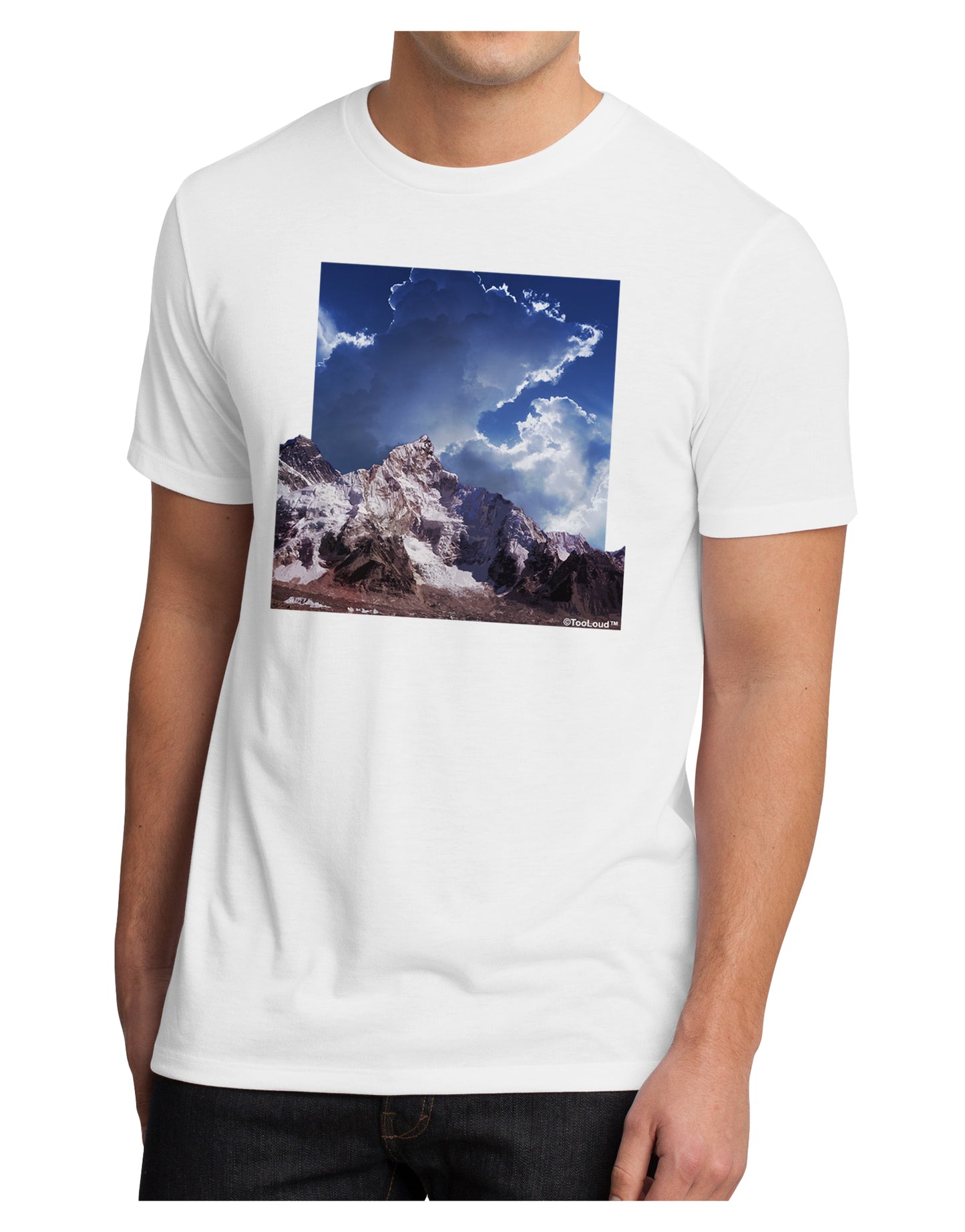 Mountain Pop Out Men's Sublimate Tee by TooLoud-TooLoud-White-Small-Davson Sales