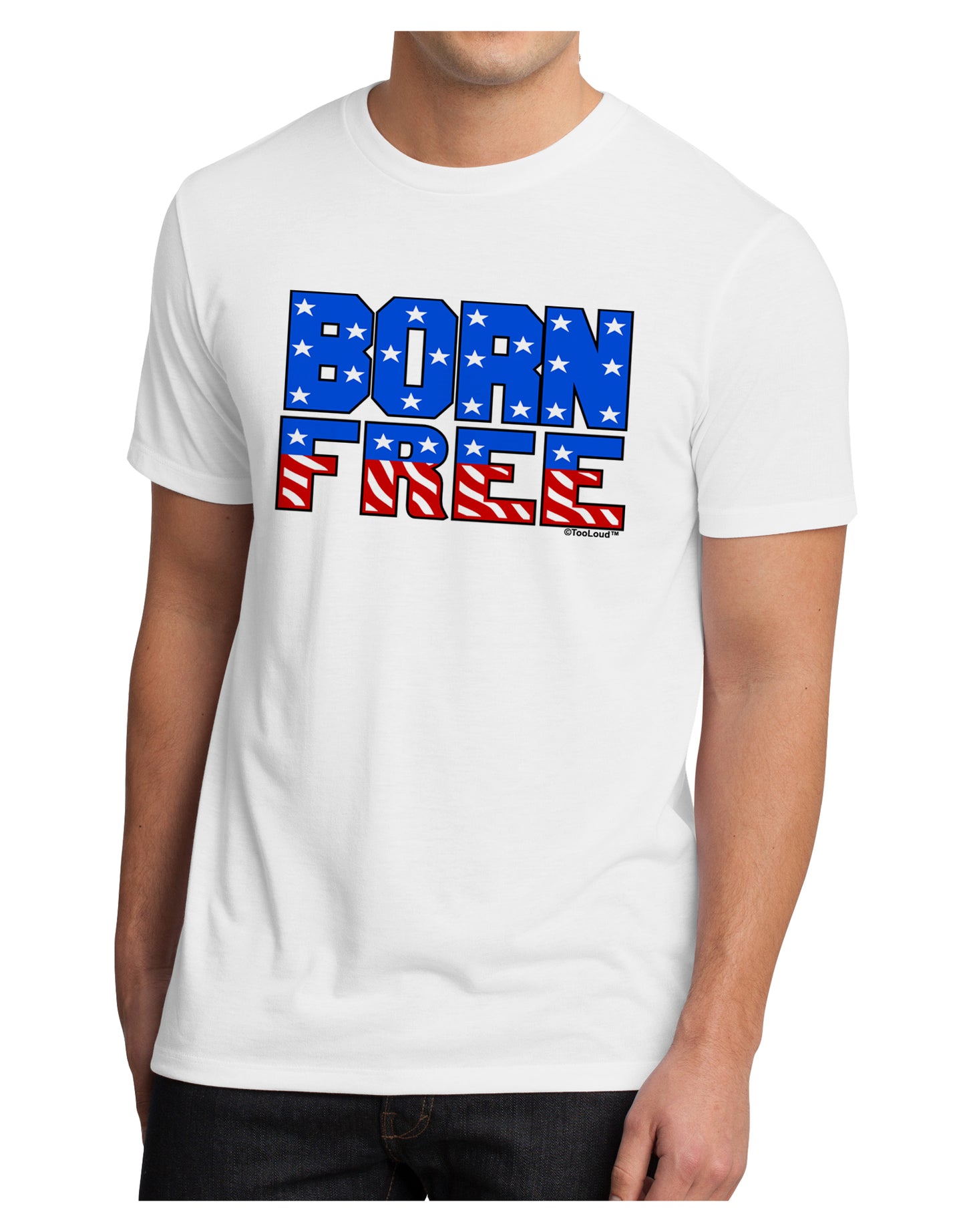 Born Free Color Men's Sublimate Tee by TooLoud-TooLoud-White-Small-Davson Sales