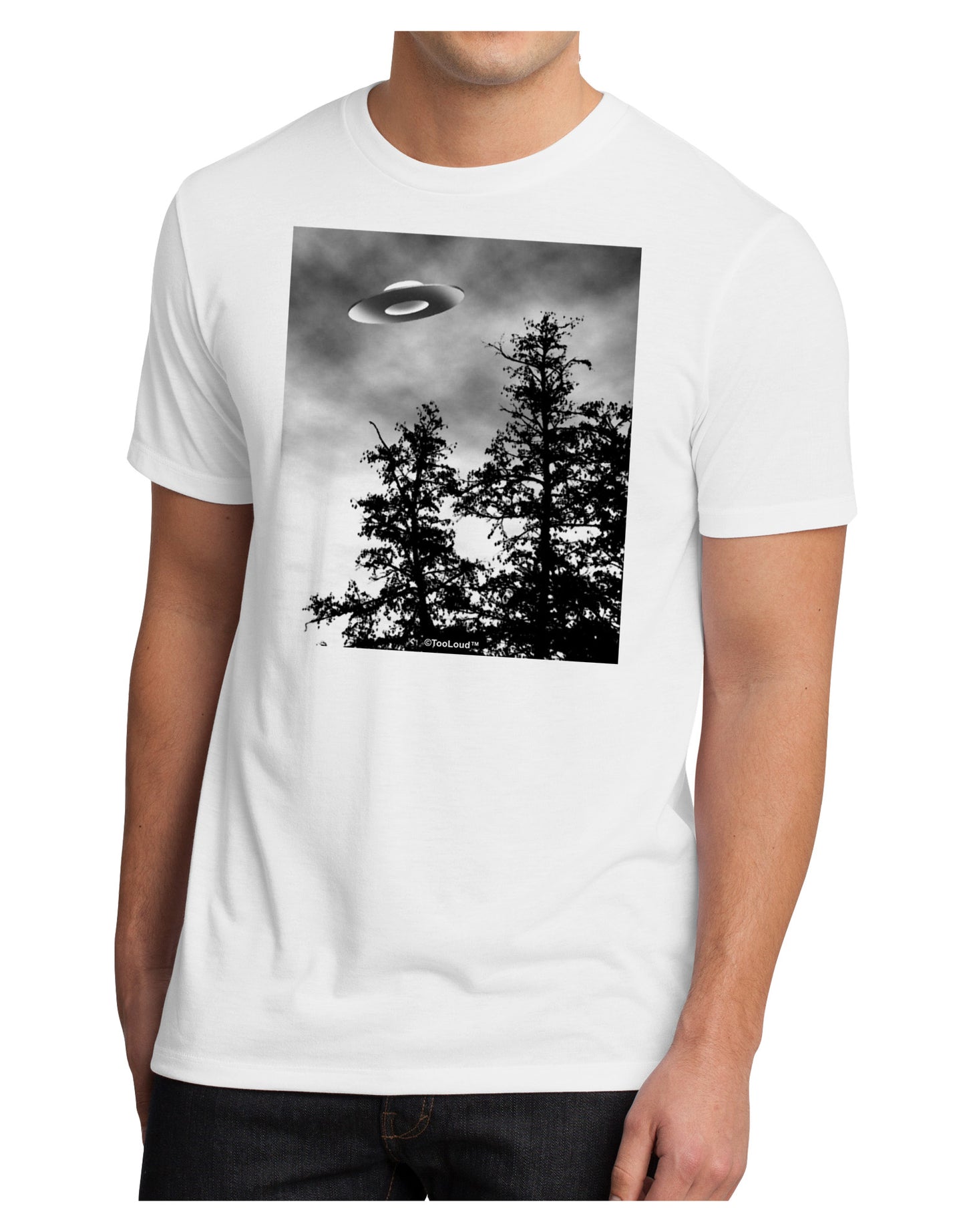 UFO Sighting - Extraterrestrial Men's Sublimate Tee by TooLoud-TooLoud-White-Small-Davson Sales