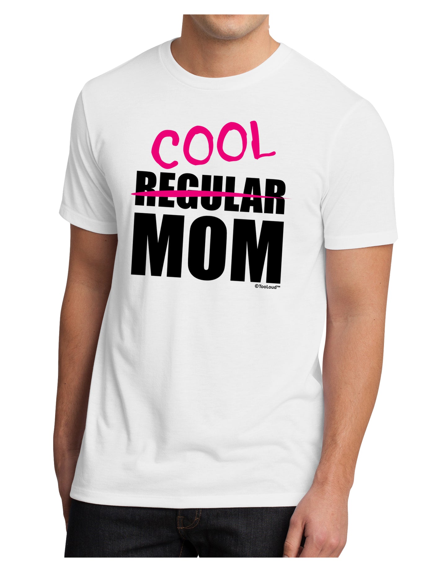 Not A Regular Mom Design Men's Sublimate Tee by TooLoud-TooLoud-White-Small-Davson Sales